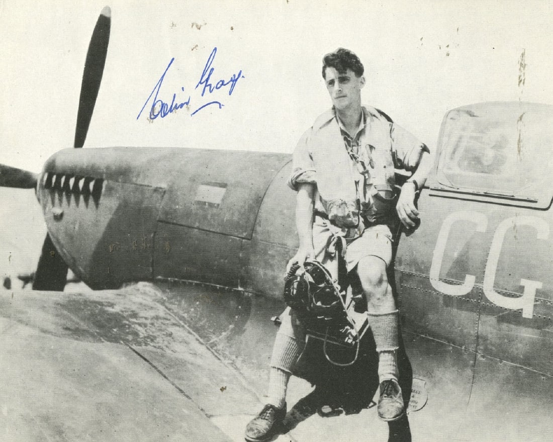 DESERT PILOTS: (x15): DESERT PILOTS: Selction of signed printed images of various sizes (9 x 11 and smaller), evidently neatly removed from books or magazines, a few letters etc., by various pilots who engaged in aerial co