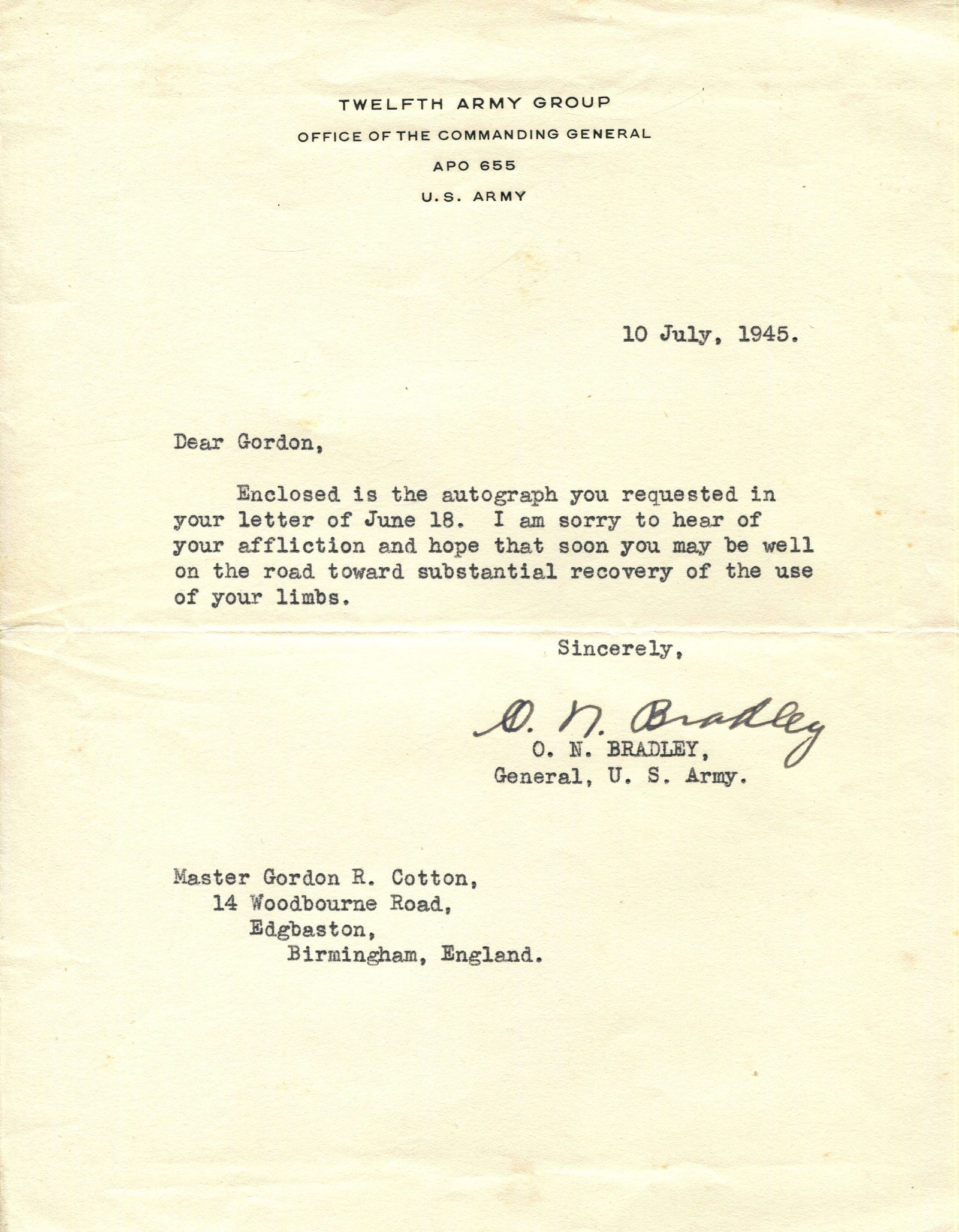 BRADLEY OMAR: (1893-1981) (1 of 1)
