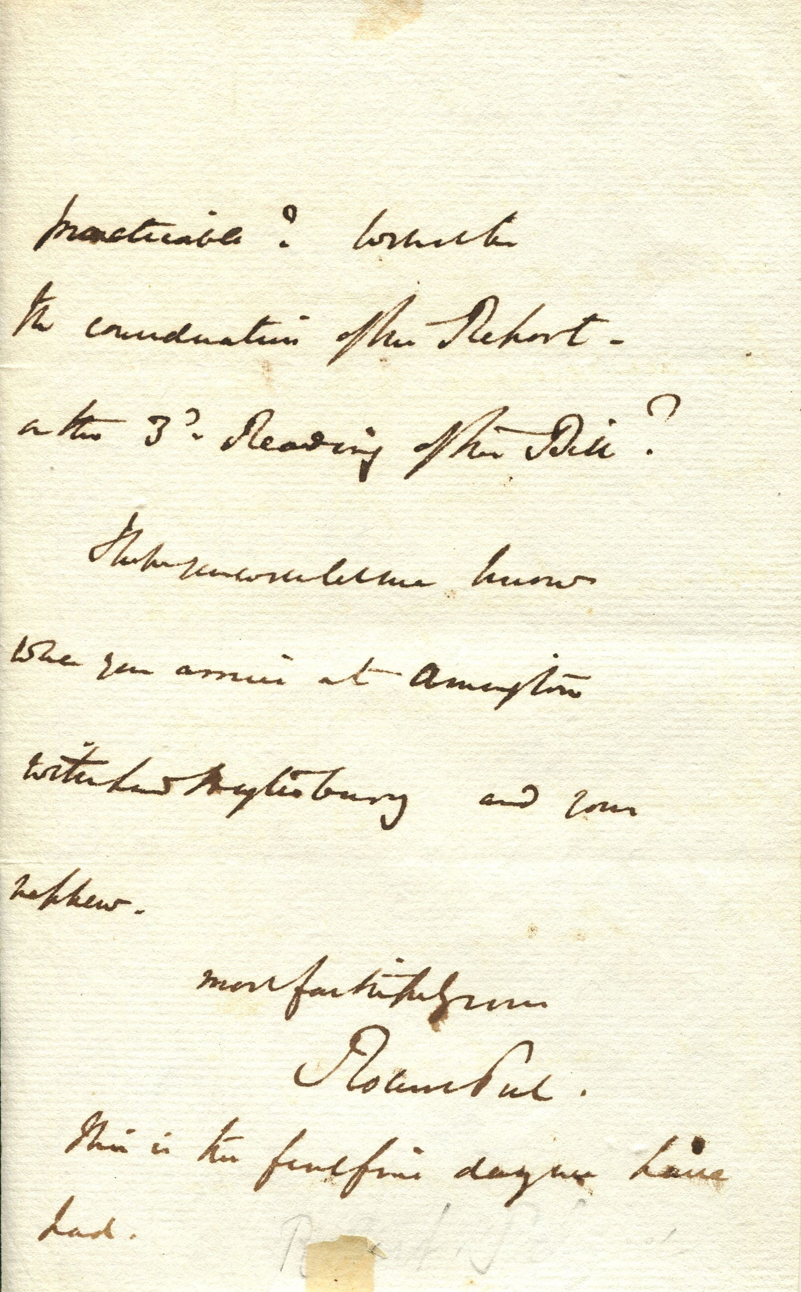 PEEL ROBERT: (1788-1850) - 2