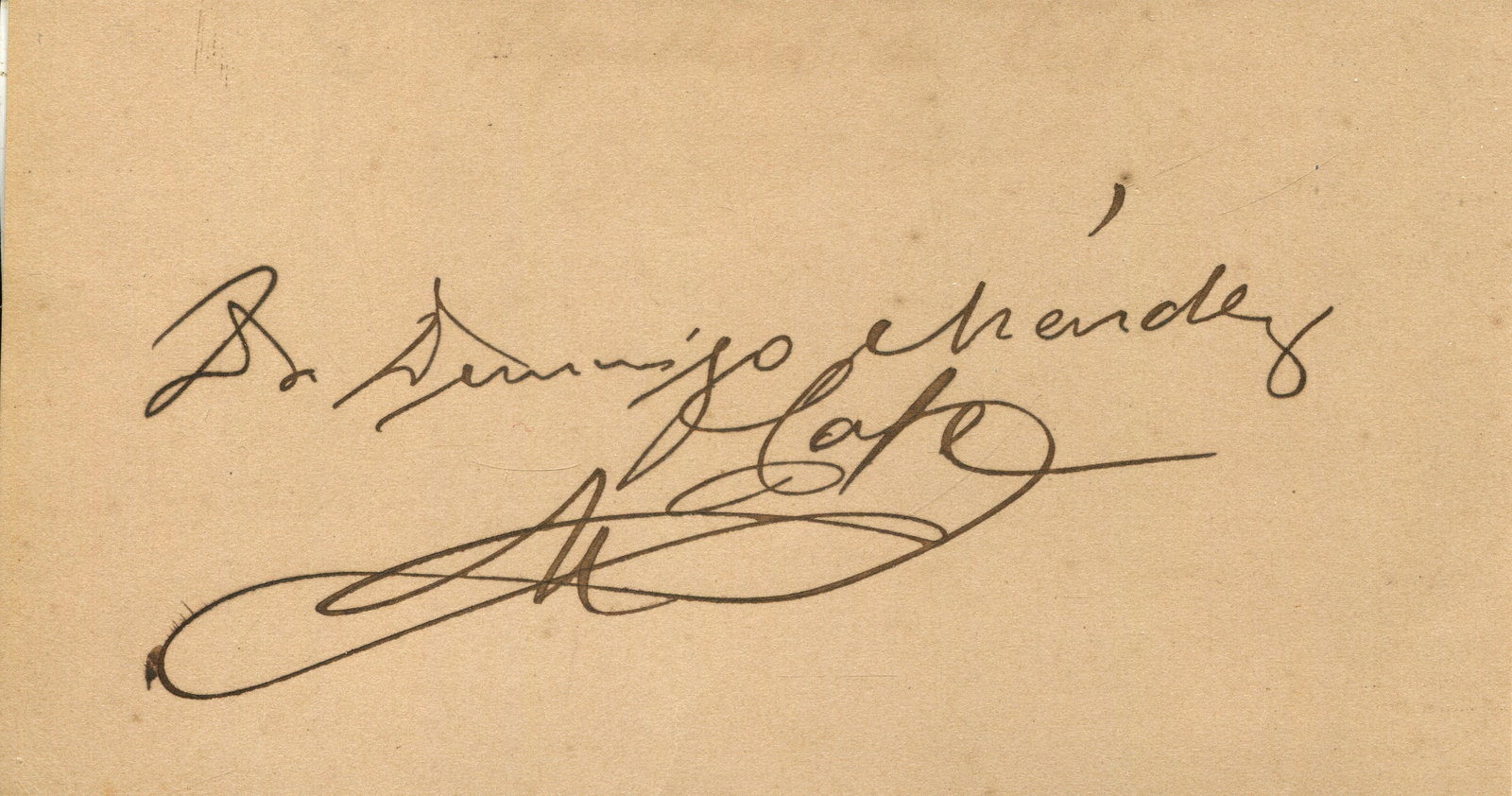 MÉNDEZ CAPOTE DOMINGO: (1863-1934) (1 of 2)