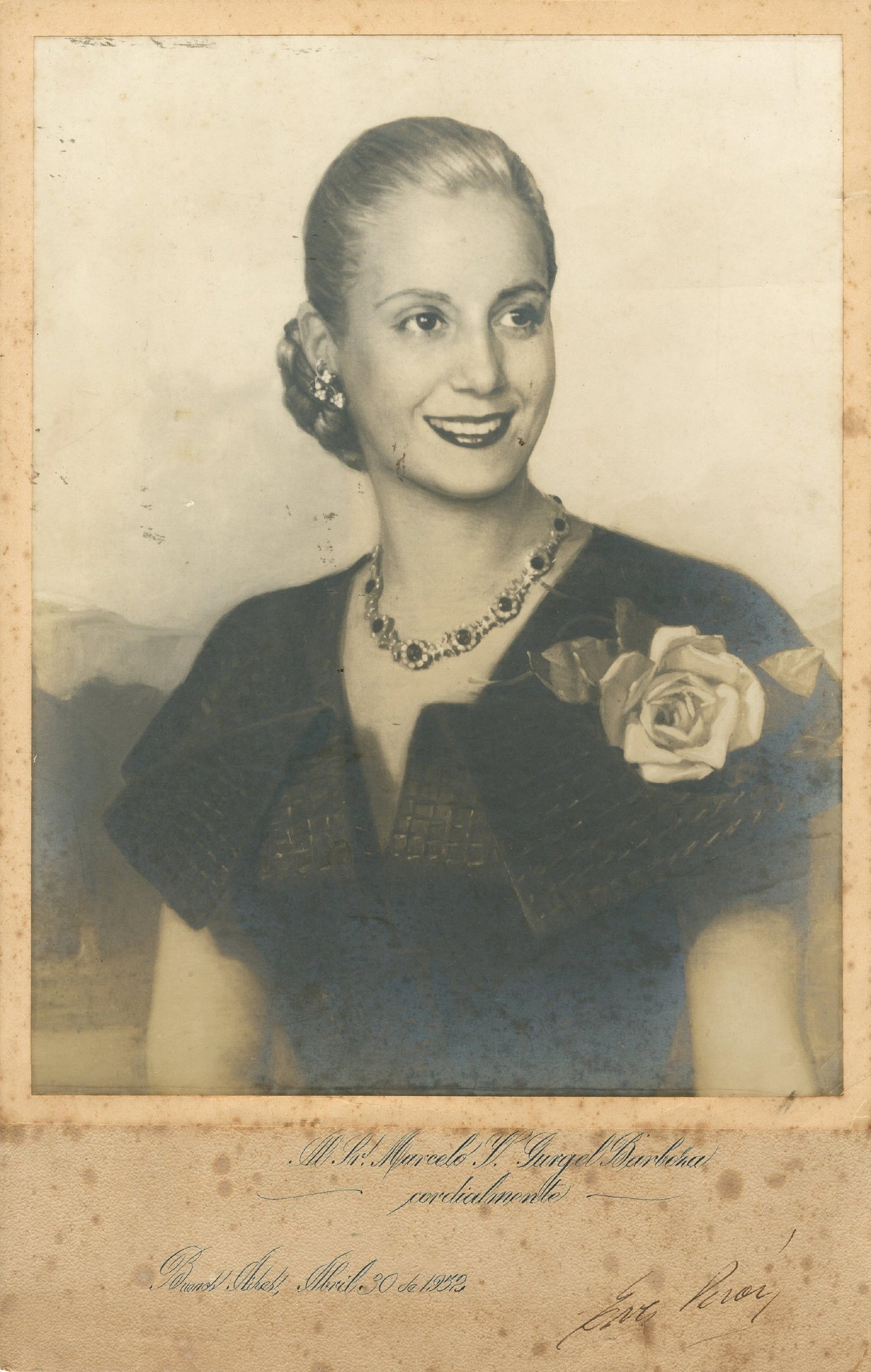 PERON EVA: (1919-1952): PERON EVA: (1919-1952) Argentine politician, activist, actress, and philanthropist who served as First Lady of Argentina 1946-52, as the second wife of President Juan Peron. Peron was the subject of t