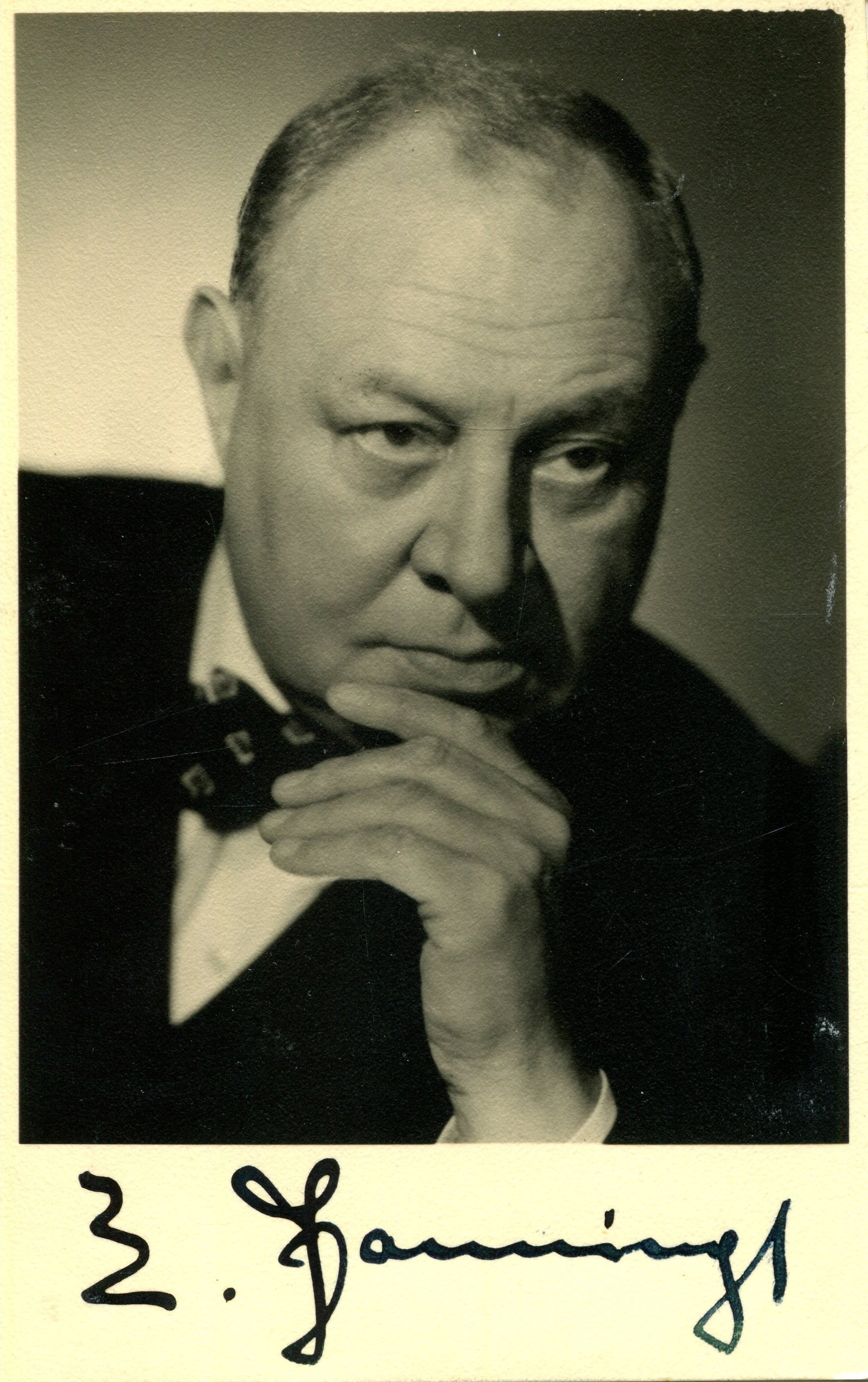 JANNINGS EMIL: (1884-1950): JANNINGS EMIL: (1884-1950) Swiss-born German actor, the first Academy Award winner for Best Actor in 1927/28 for his roles as August Schilling in The Way of All Flesh and General Dolgorucki and Grand