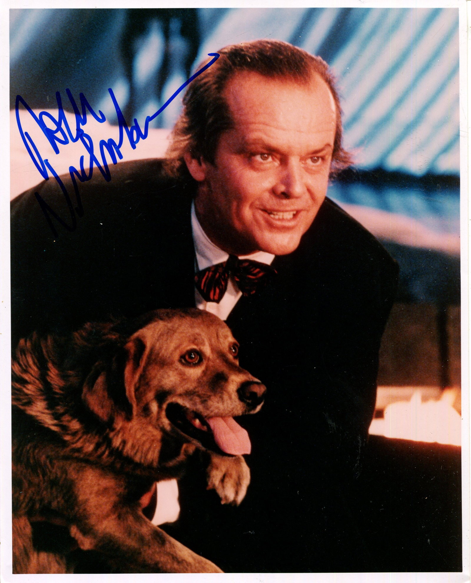 NICHOLSON JACK: (1937- ): NICHOLSON JACK: (1937- ) American Actor, Academy Award winner. Signed colour 8 x 10 promotional photograph by Nicholson, the image showing the actor in a half-length pose in costume as Daryl Van