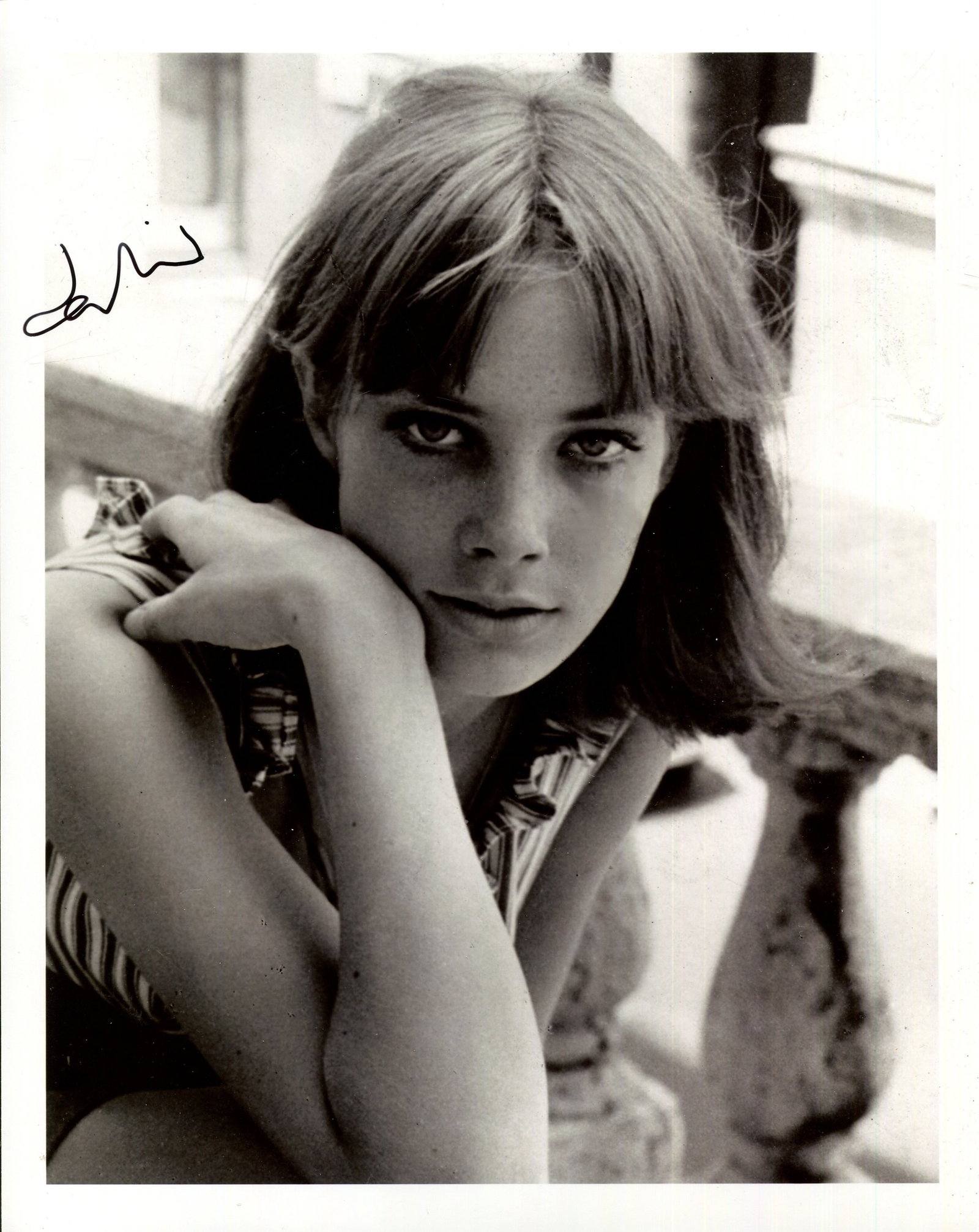 BIRKIN JANE: (1946-2023): BIRKIN JANE: (1946-2023) British-French actress and singer. Signed 8 x 10 photograph, an appealing image of the young Birkin in a head and shoulders pose. Signed in black ink with her name alone