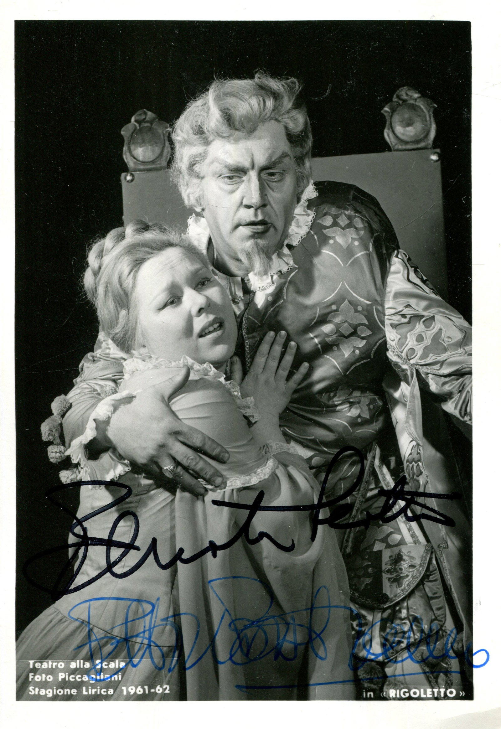 BASTIANINI ETTORE & SCOTTO RENATA:: BASTIANINI ETTORE & SCOTTO RENATA: Ettore Bastianini (1922-1967) Italian opera Singer. A former Bass and later Baritone, well remembered for his worldwide acclaimed performances alongside Maria