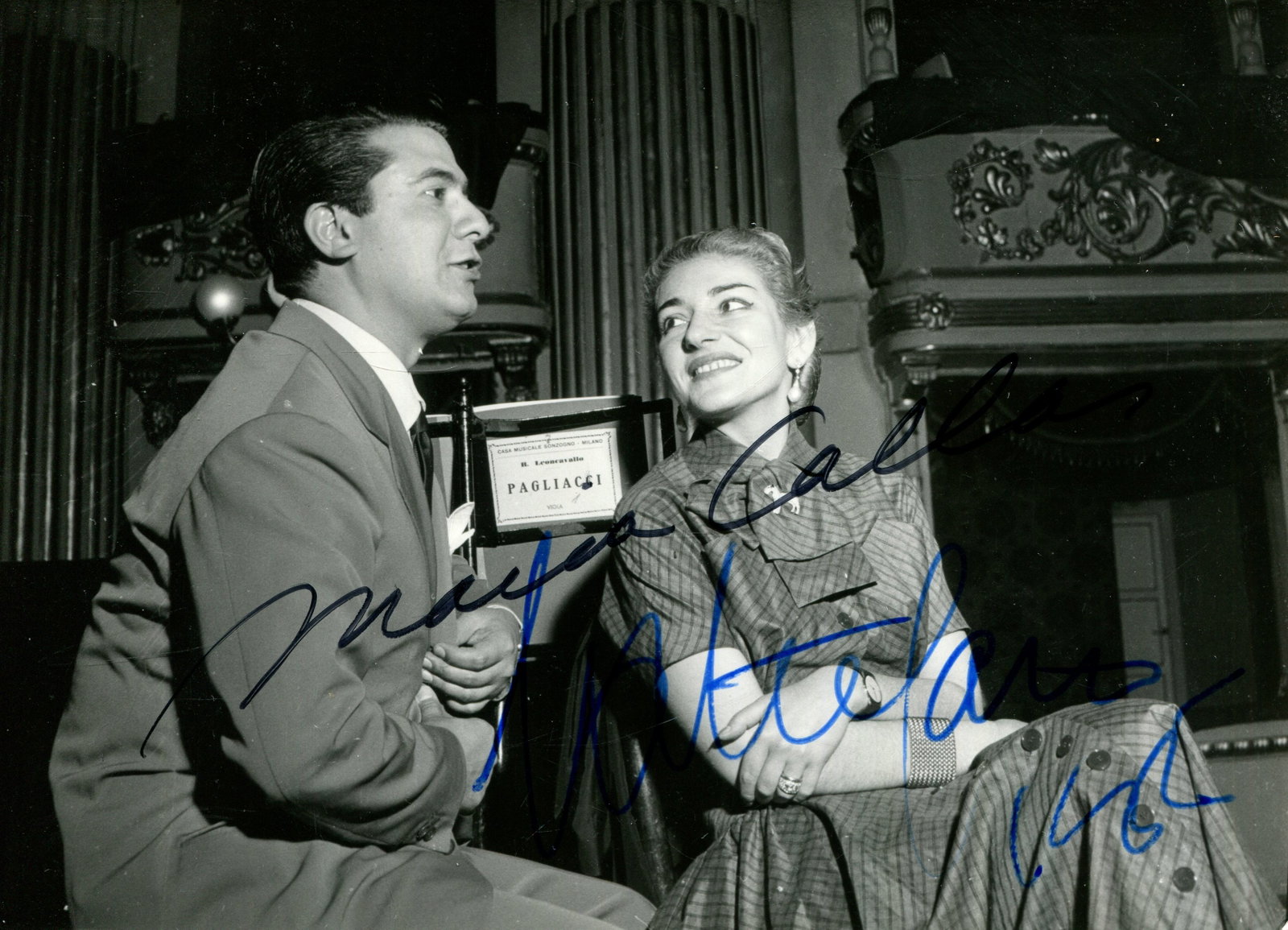 CALLAS MARIA & DI STEFANO GIUSEPPE:: CALLAS MARIA & DI STEFANO GIUSEPPE: Maria Callas (1923-1977) American-born Greek Soprano. One of the greatest opera singers of all time, & Giuseppe Di Stefano (1921-2008) Italian operatic tenor.