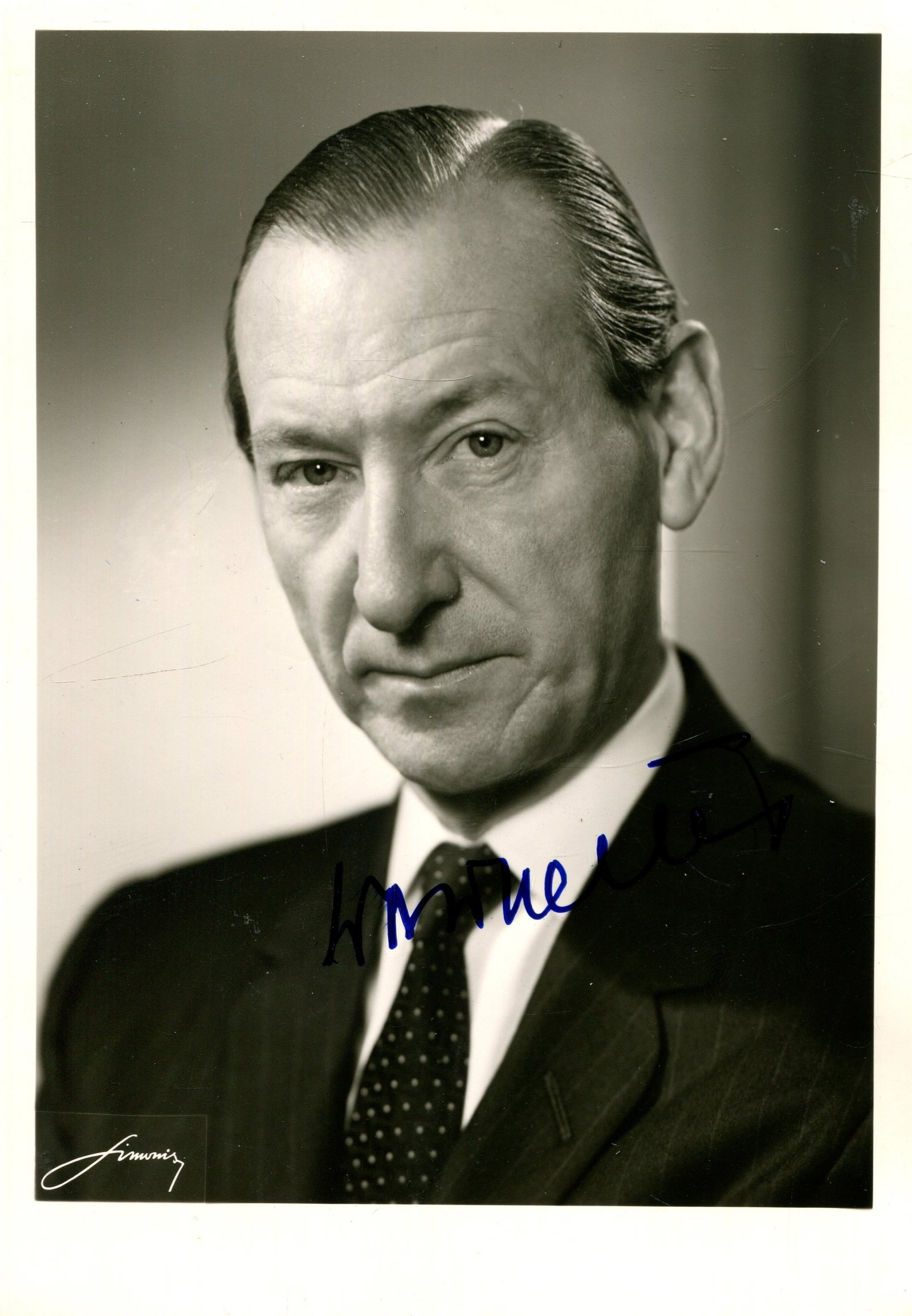 ADENAUER KONRAD & BRANDT WILLY:: ADENAUER KONRAD & BRANDT WILLY: Konrad Adenauer (1876-1967) German Statesman who served as the first Chancellor of the Federal Republic of Germany (West Germany) from 1949-63. Signed 4 x 6 photograph