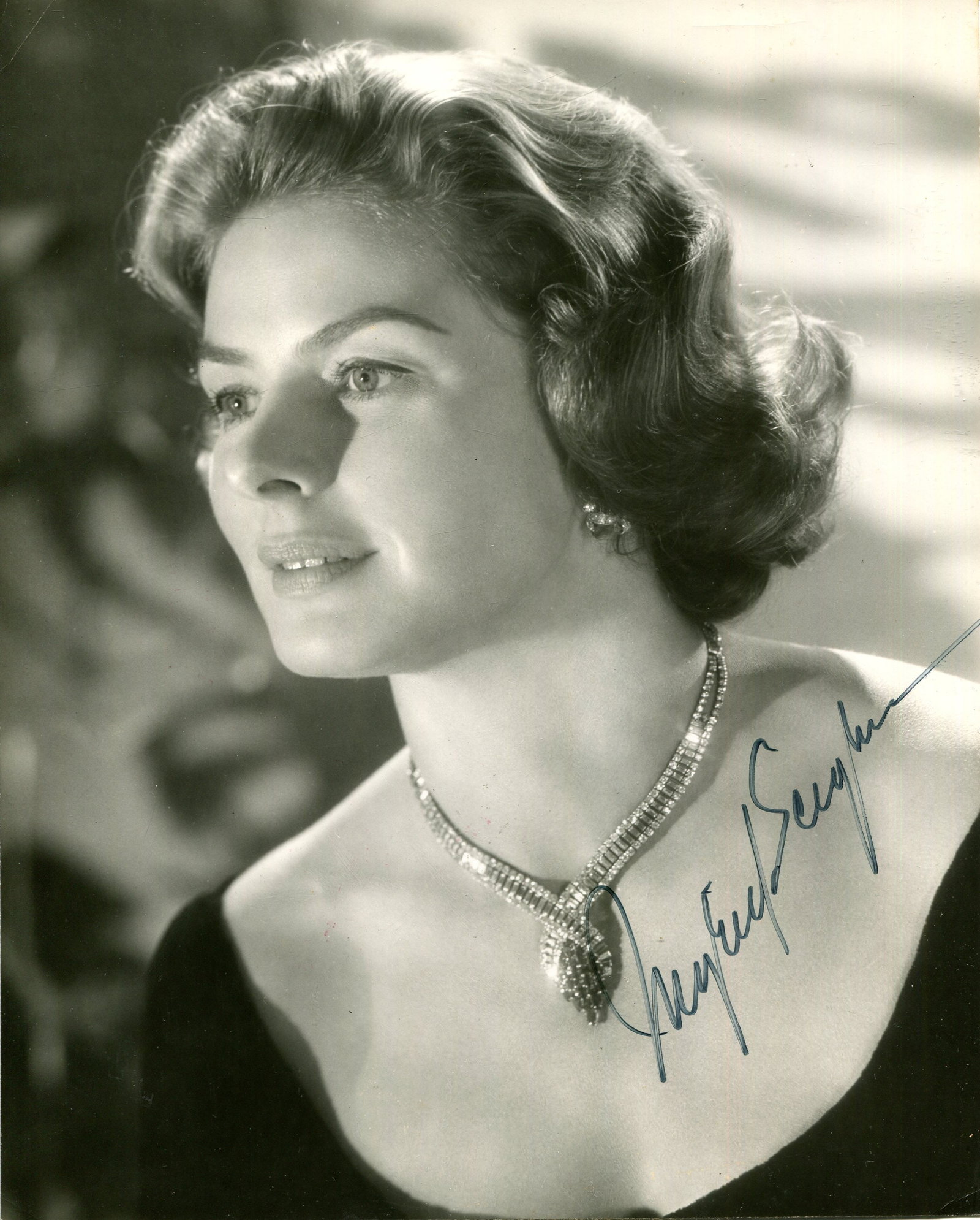 BERGMAN INGRID: (1915-1982): BERGMAN INGRID: (1915-1982) Swedish actress, Academy Award winner for Best Actress in 1944 for her role as Paula Alquist Anton in Gaslight and again in 1956 for her role as Anna Koref/Anastasia in