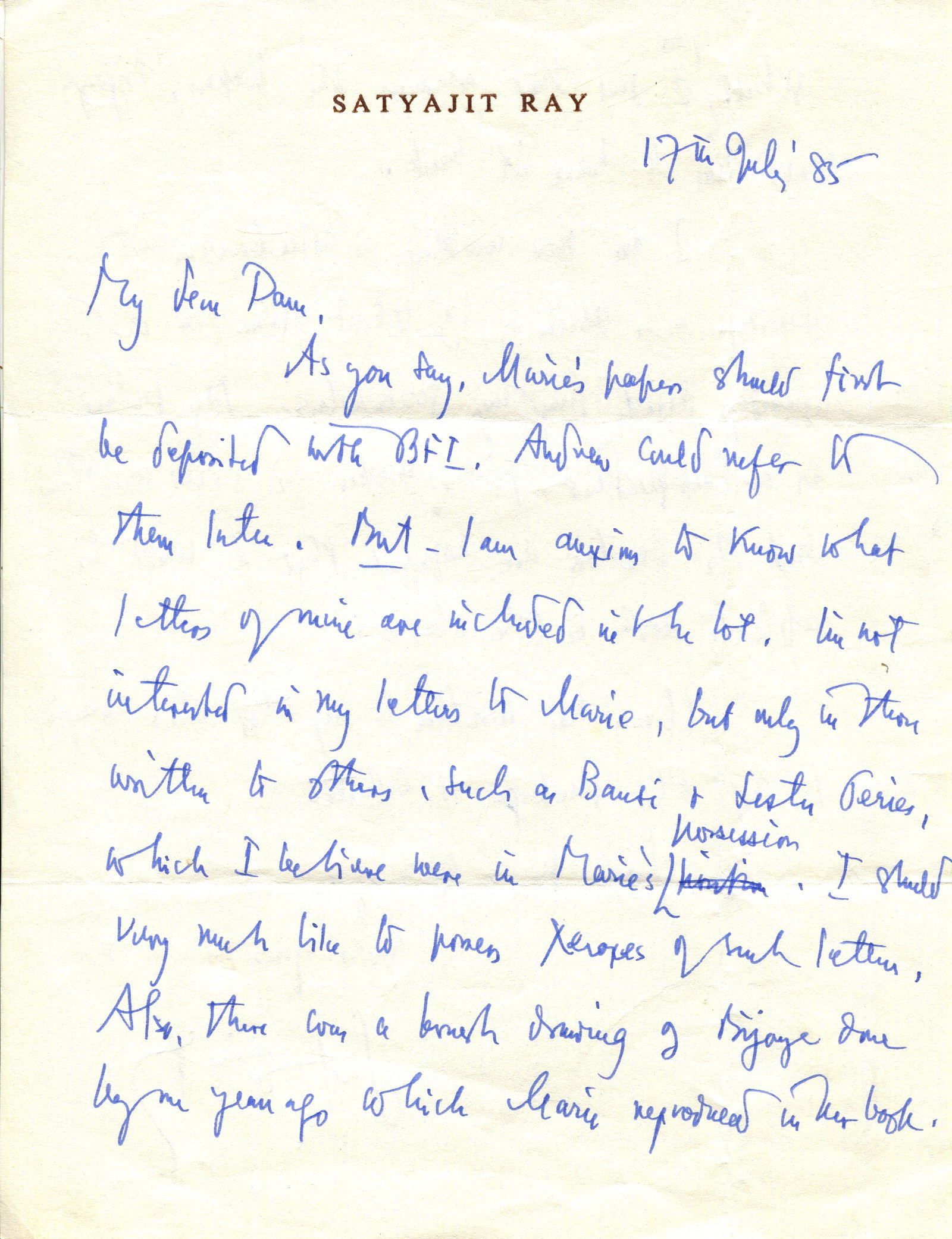RAY SATYAJIT: (1921-1992) (1 of 2)