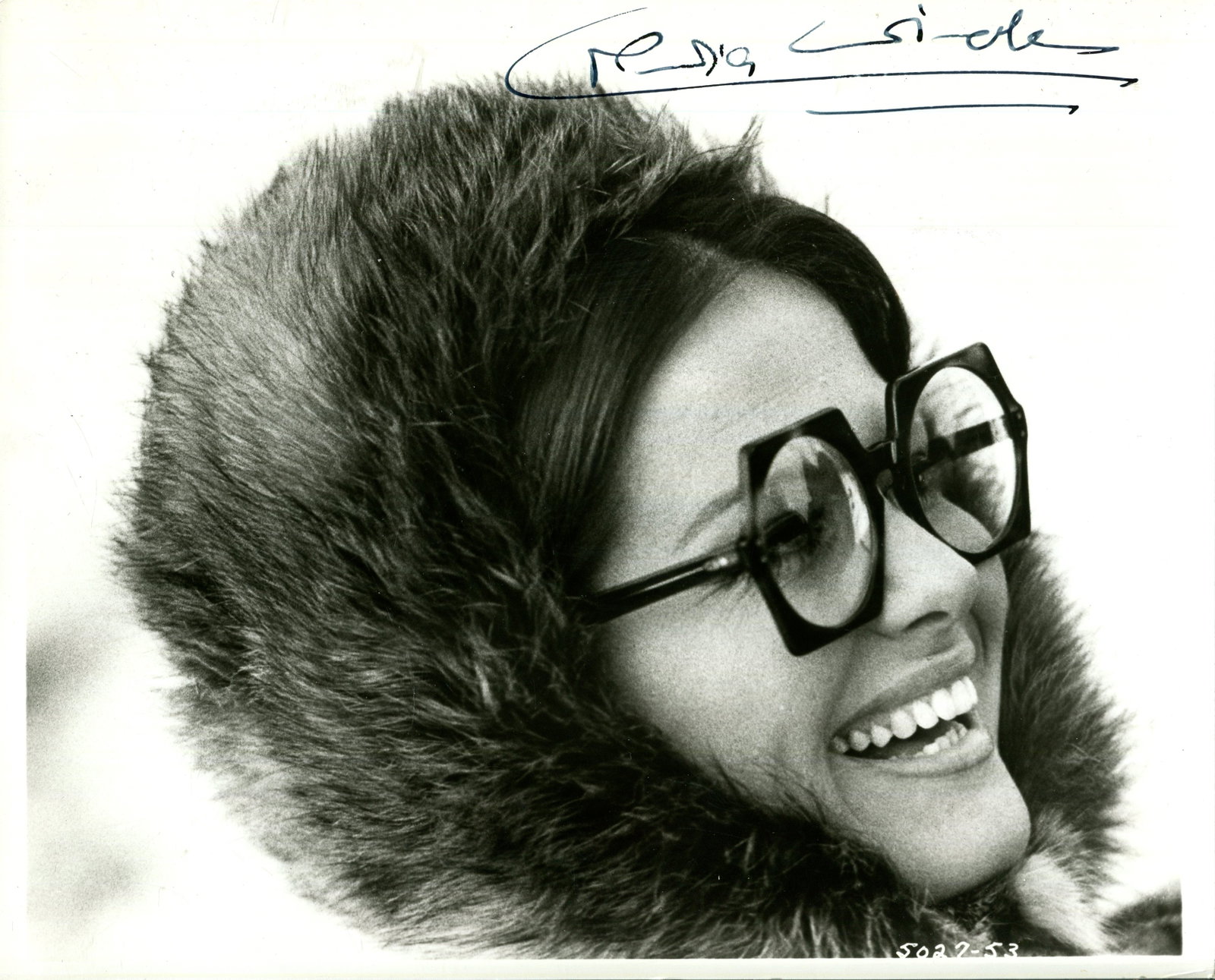 CARDINALE CLAUDIA: (1938-2025): CARDINALE CLAUDIA: (1938-2025) Italian actress. Signed 10 x 8 photograph of the actress in a close-up semi-profile portrait pose in costume as Esmeralda Marini from the Italian crime-comedy film A Fin