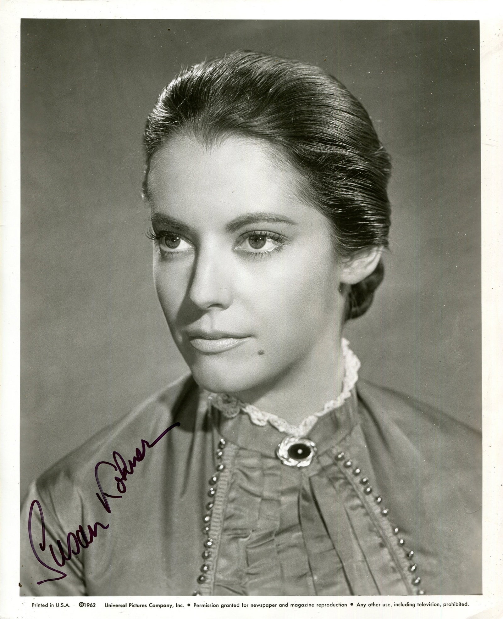 ACTORS PORTRAYING THE FAMOUS: (x10): ACTORS PORTRAYING THE FAMOUS: A good selection of signed 8 x 10 photographs by various film and television actors and actresses, each of the images depicting them in costume as different famous