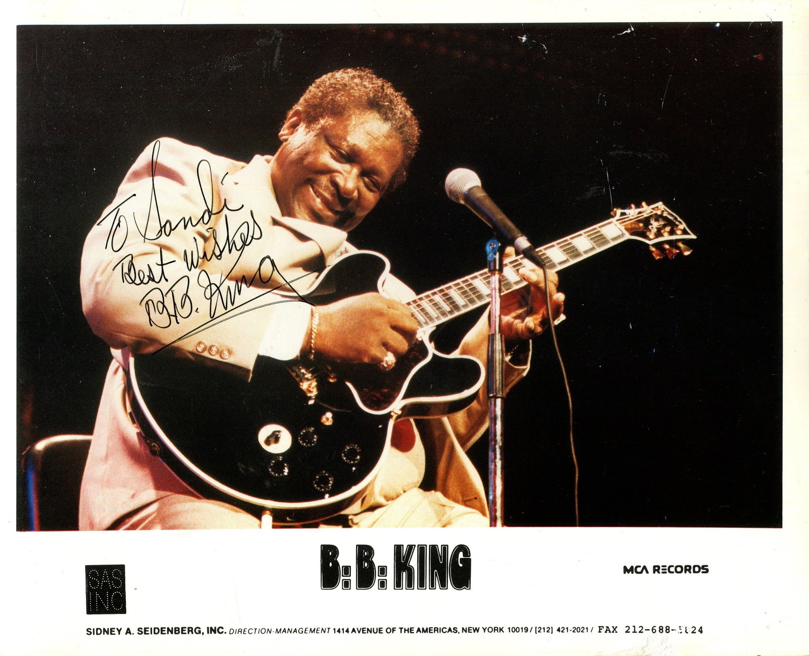 KING B.B.: (1925-2015): KING B.B.: (1925-2015) American blues Singer, Guitarist and Songwriter. Worldwide known as ''The King of the Blues''. King is considered one of the most influential blues musicians of all times. A