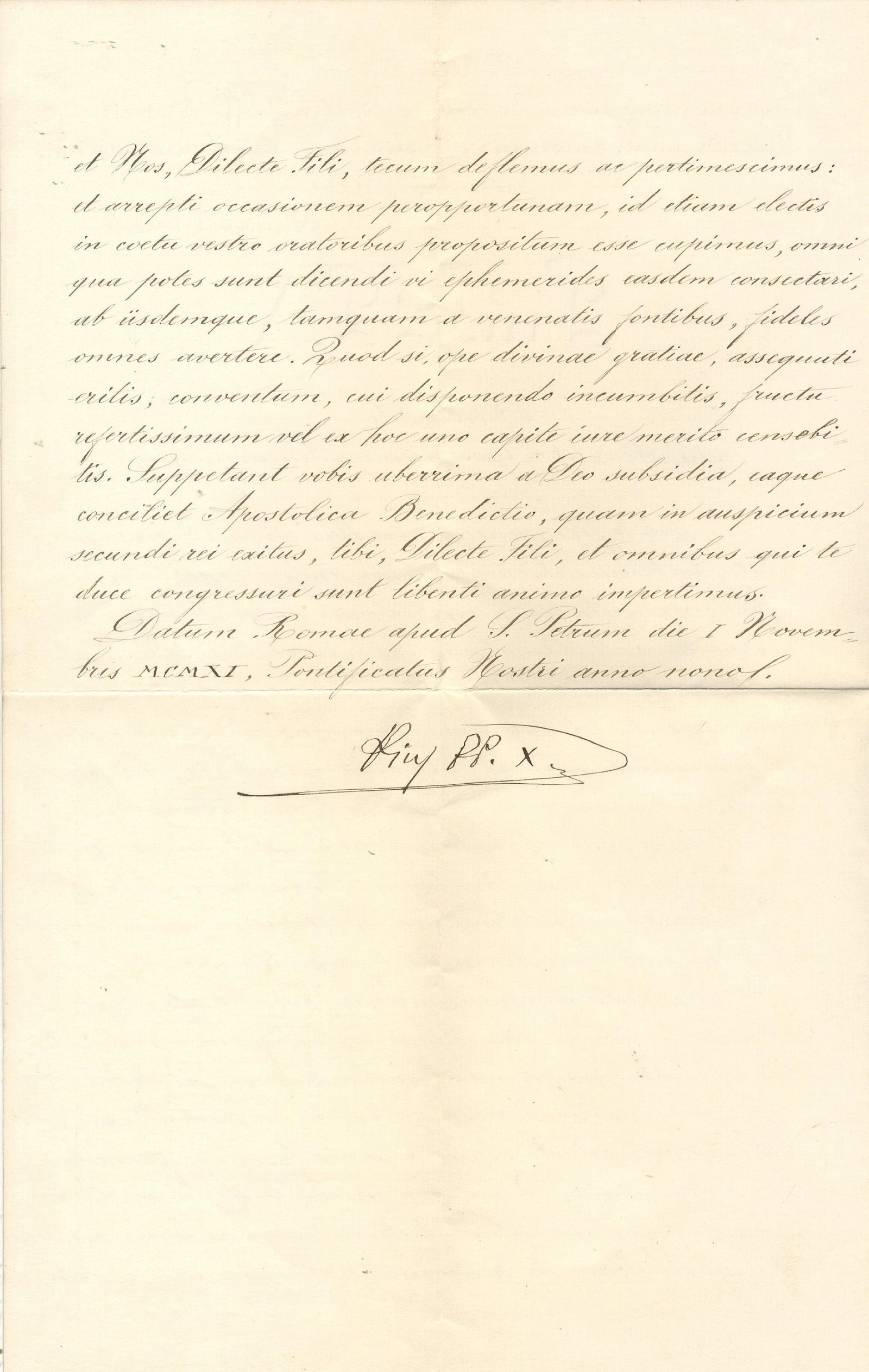 PIUS X: (1835-1914) - 2