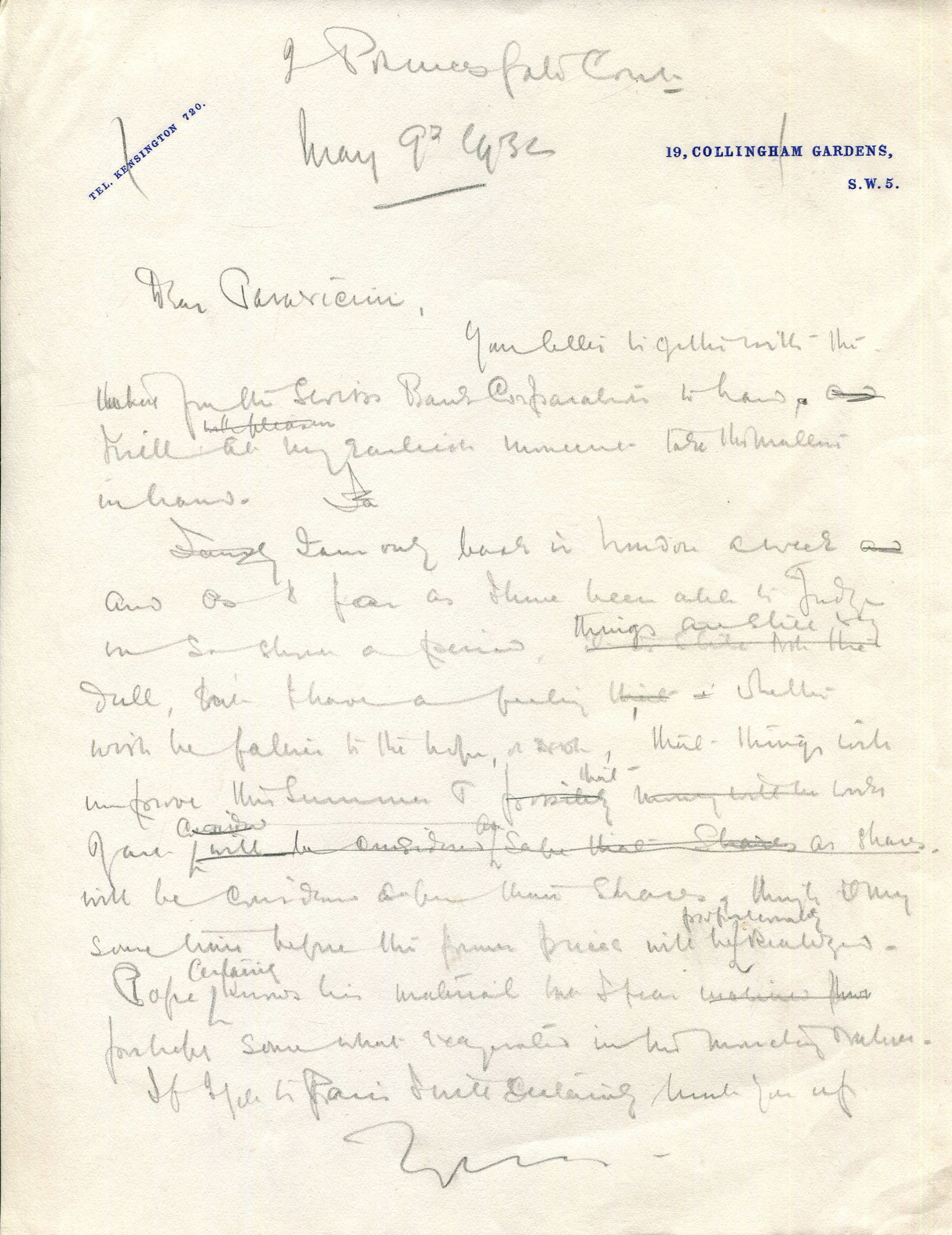 CARTER HOWARD: (1874-1939): CARTER HOWARD: (1874-1939) English archaeologist and Egyptologist who discovered the Tomb of Tutankhamun in 1922. An A.L.S., E Paravicini, by Eugen Paravicini, four pages, 8vo, Avenue Henri Martin, Pa