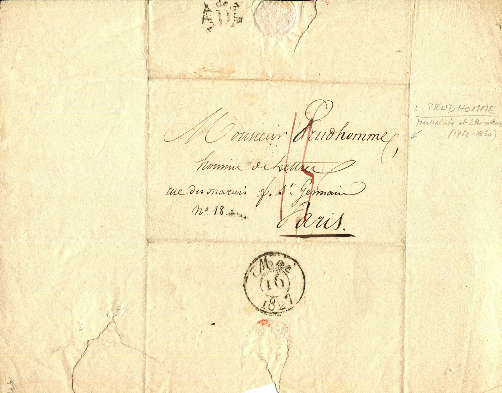 LAFFITTE JACQUES: (1767-1844) - 2