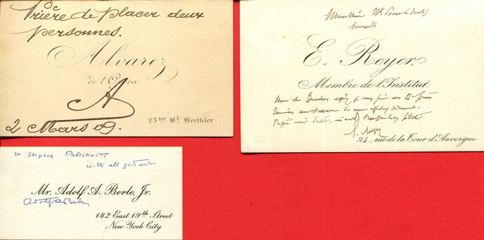 VISITING CARDS: (x10) - 14
