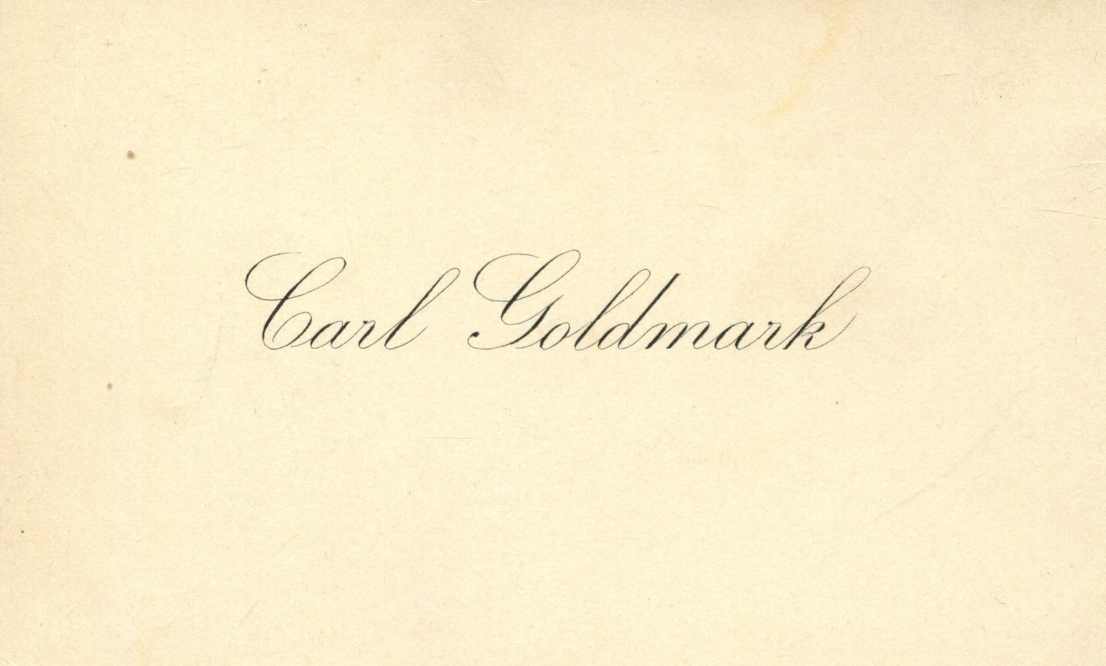 VISITING CARDS: (x10) - 7