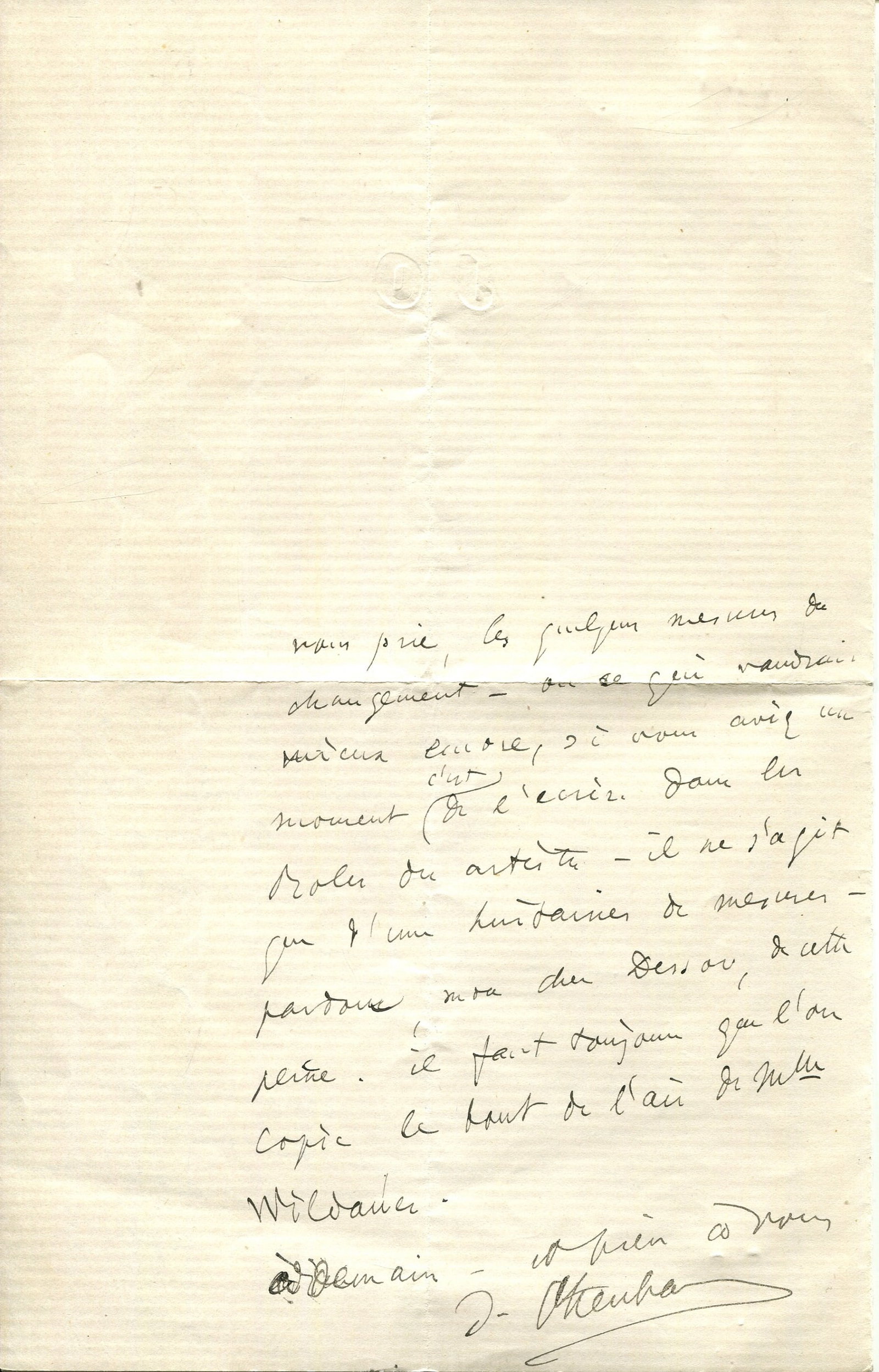 OFFENBACH JACQUES: (1819-1880) - 2