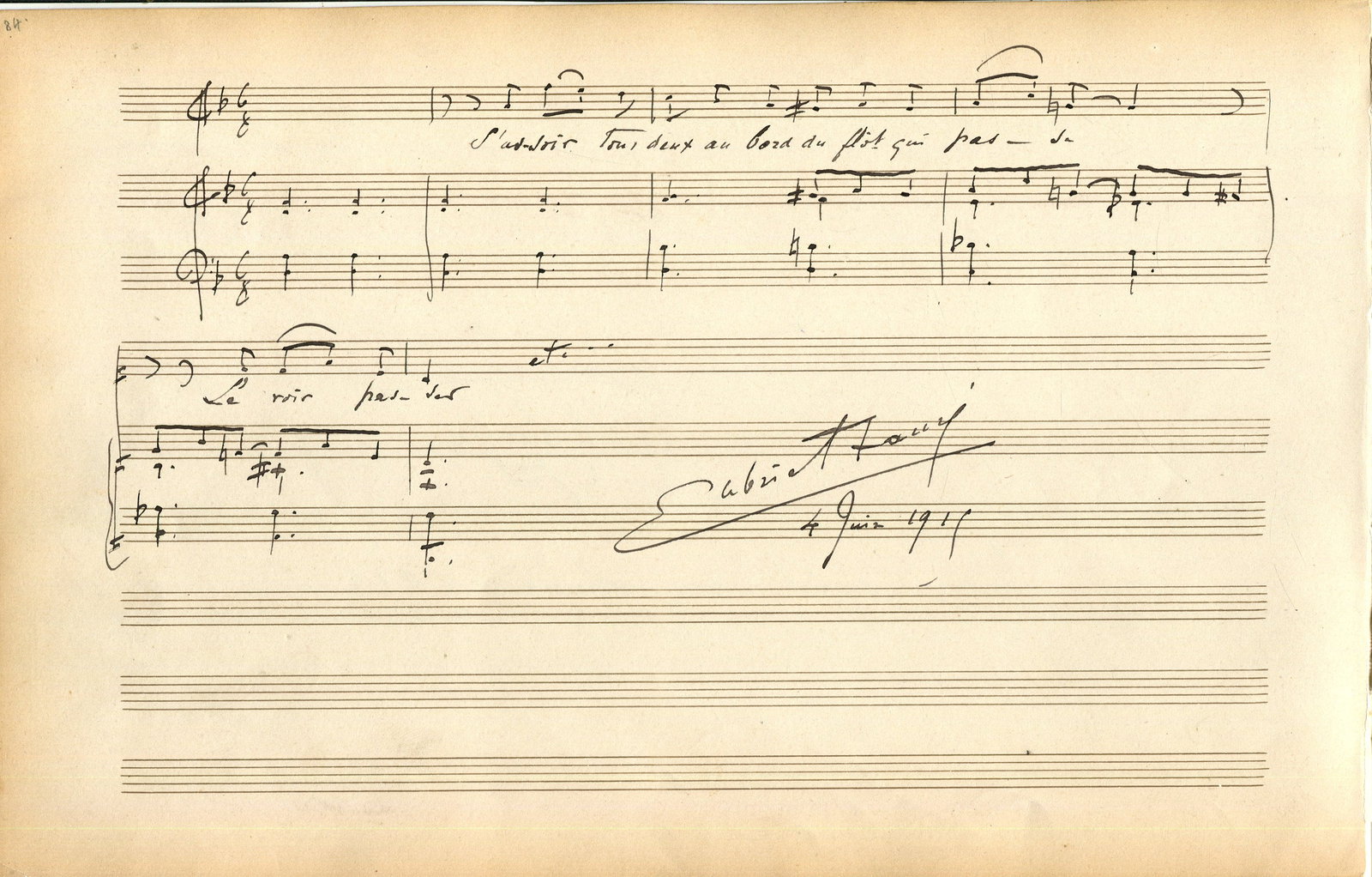 FAURE GABRIEL & YSAYE EUGENE: