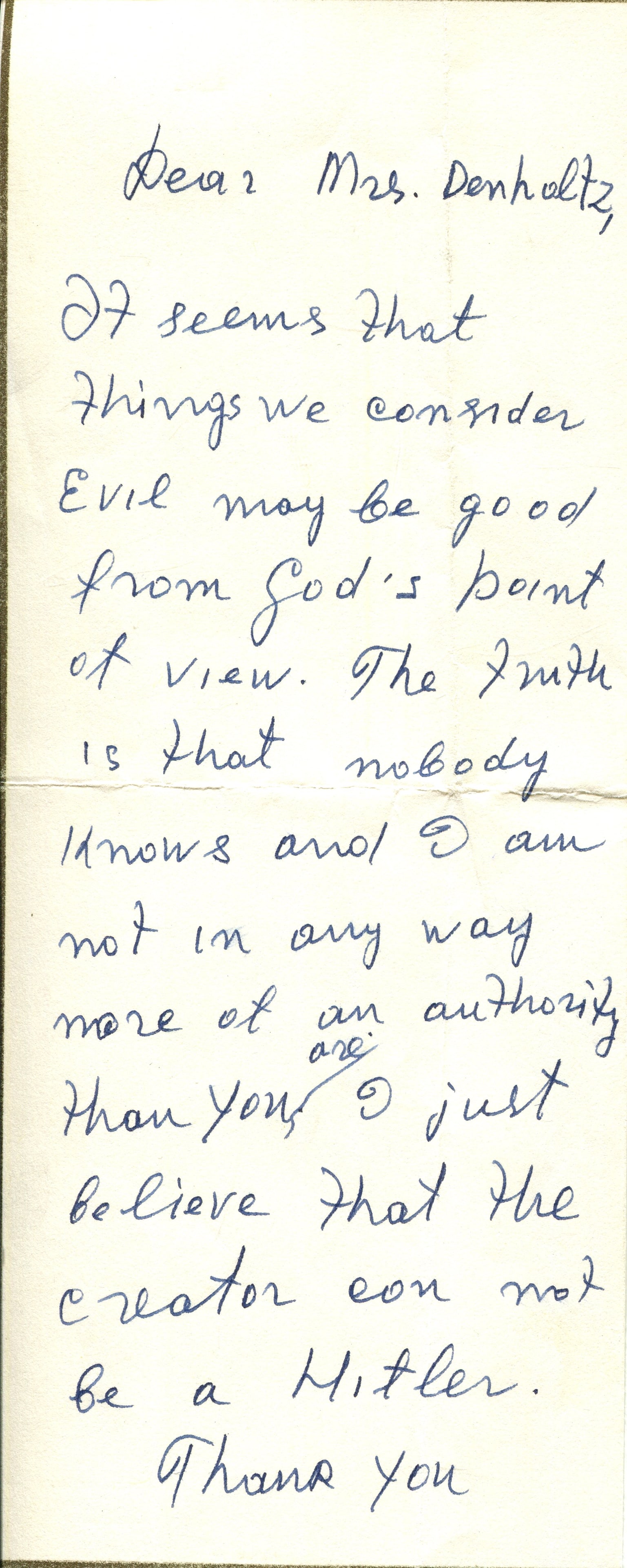 SINGER ISAAC BASHEVIS: (1903-1991) On Evil, God and Hitler (1 of 4)