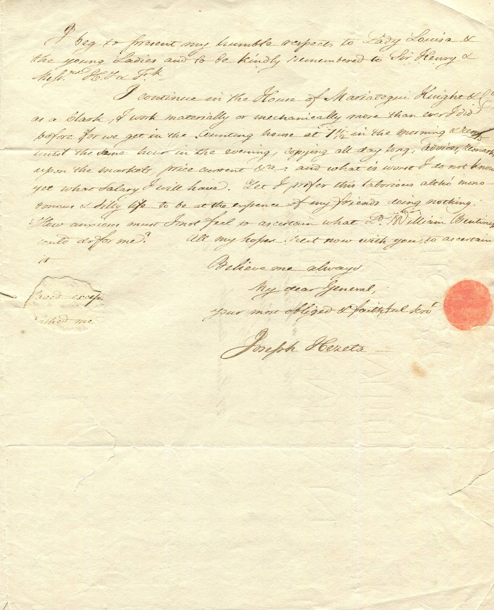 HEZETA JOSE: (1788-1862) - 10
