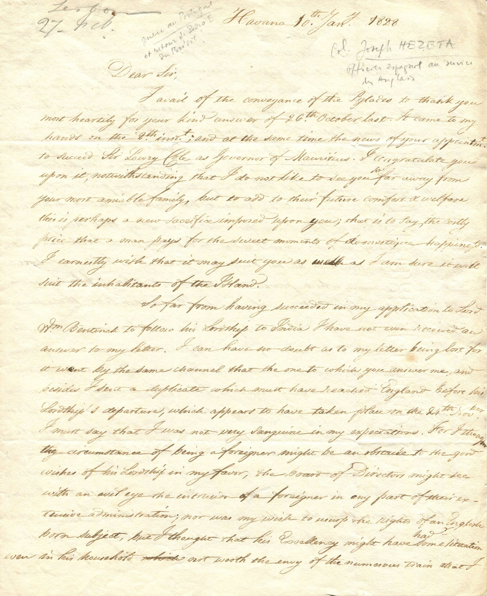 HEZETA JOSE: (1788-1862) - 2
