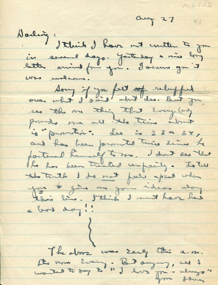 EISENHOWER DWIGHT D.: (1890-1969) ? ....the one thing that everybody pounds me all the time about (1 of 1)