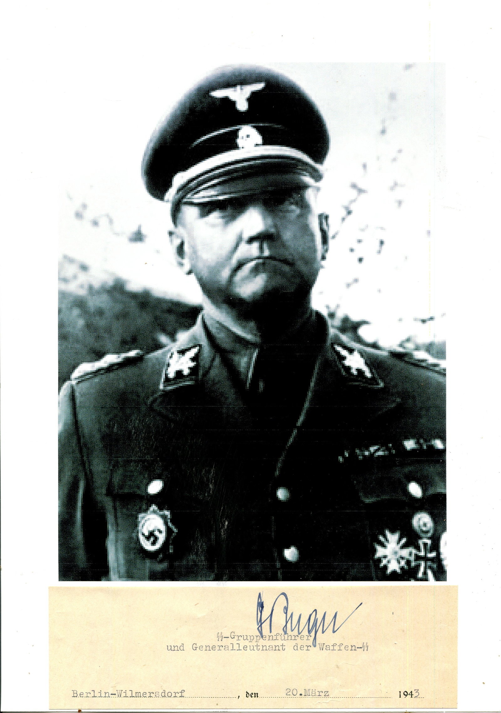 BERGER GOTTLOB: (1896-1975) (1 of 2)