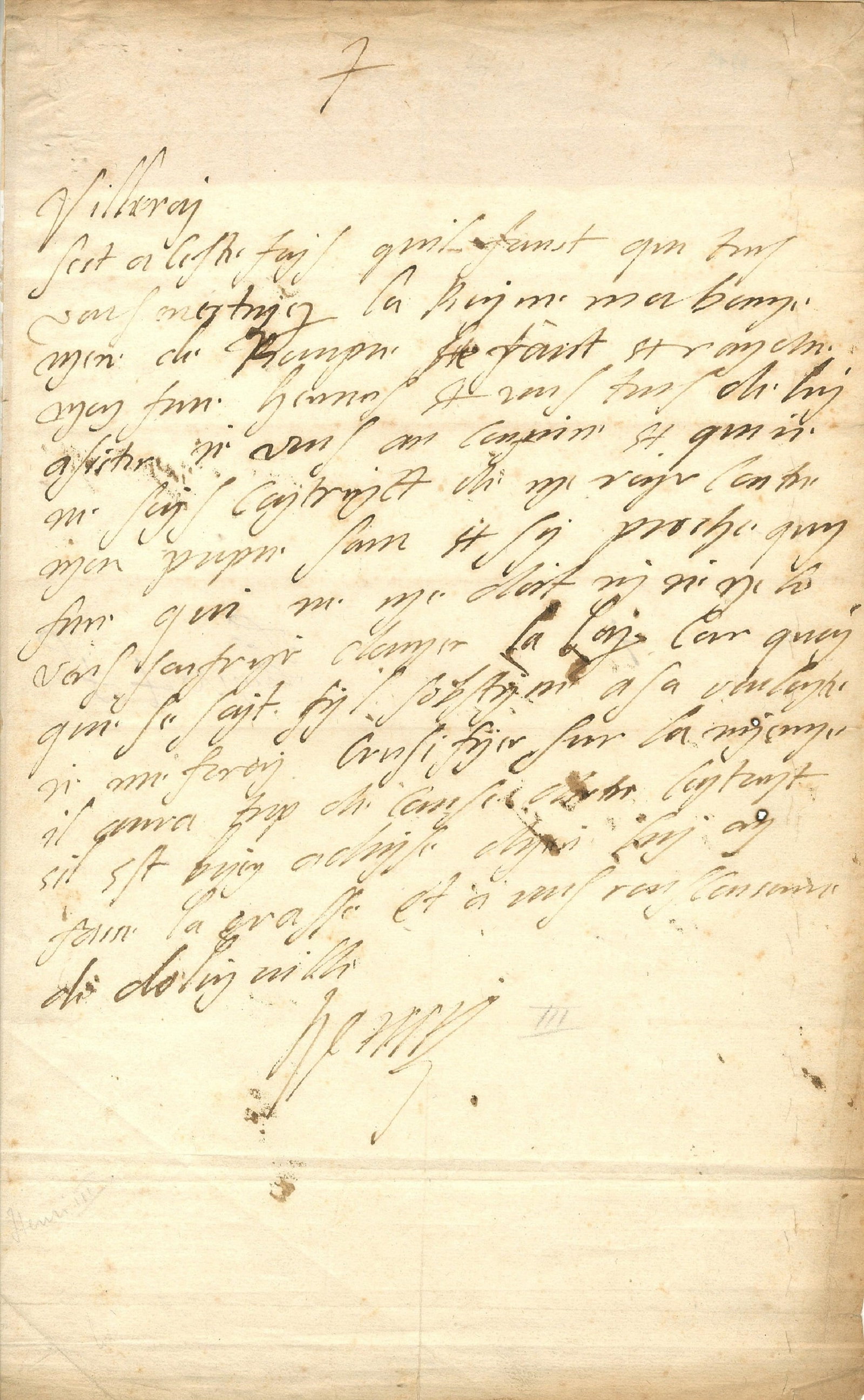 HENRY III: (1551-1589) Henry III makes a plea to avoid conflict with his brother, Francis, by (1 of 1)