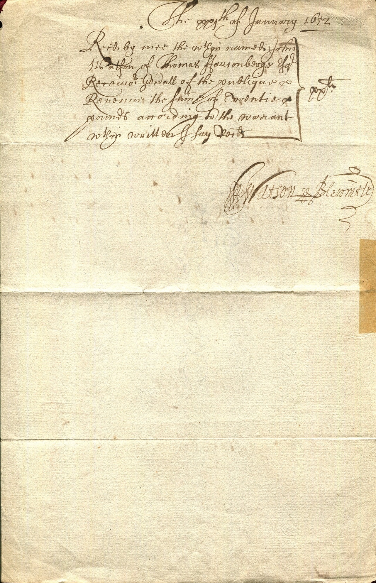 [REGICIDES]: GREY THOMAS: (c.1623-1657) - 2