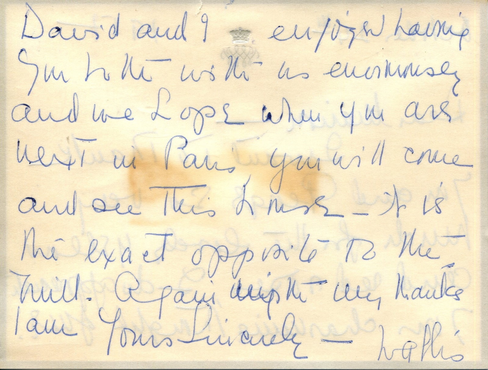 WALLIS WINDSOR: (1895-1986) - 2