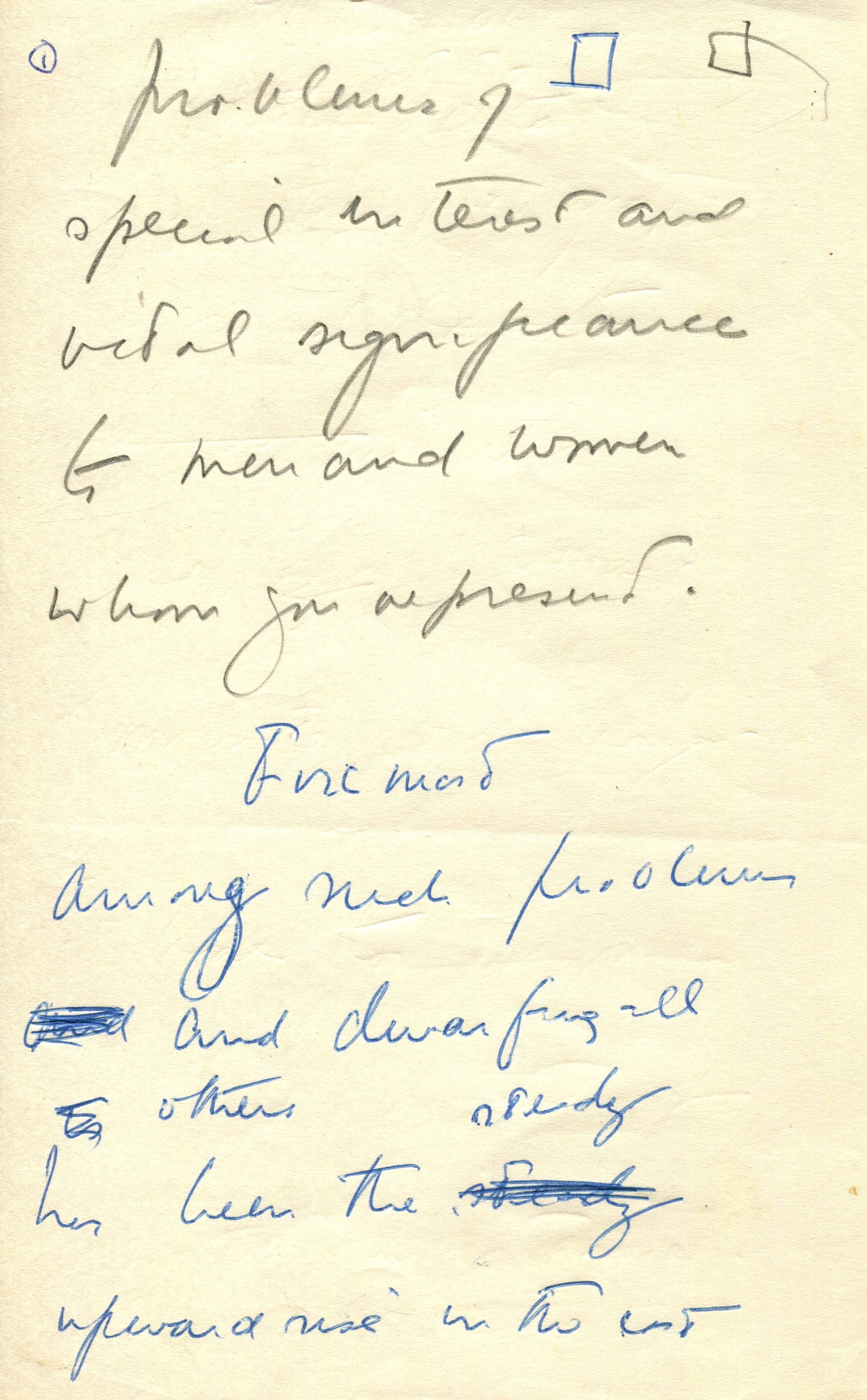 KENNEDY JOHN F.: (1917-1963) ? These are only some of the actions that must be taken if we are not: KENNEDY JOHN F.: (1917-1963) American President 1961-63. A good autograph manuscript, unsigned, fourteen pages (separate leaves, written to the rectos only), 8vo, n.p., n.d. (circa August 1952). The m