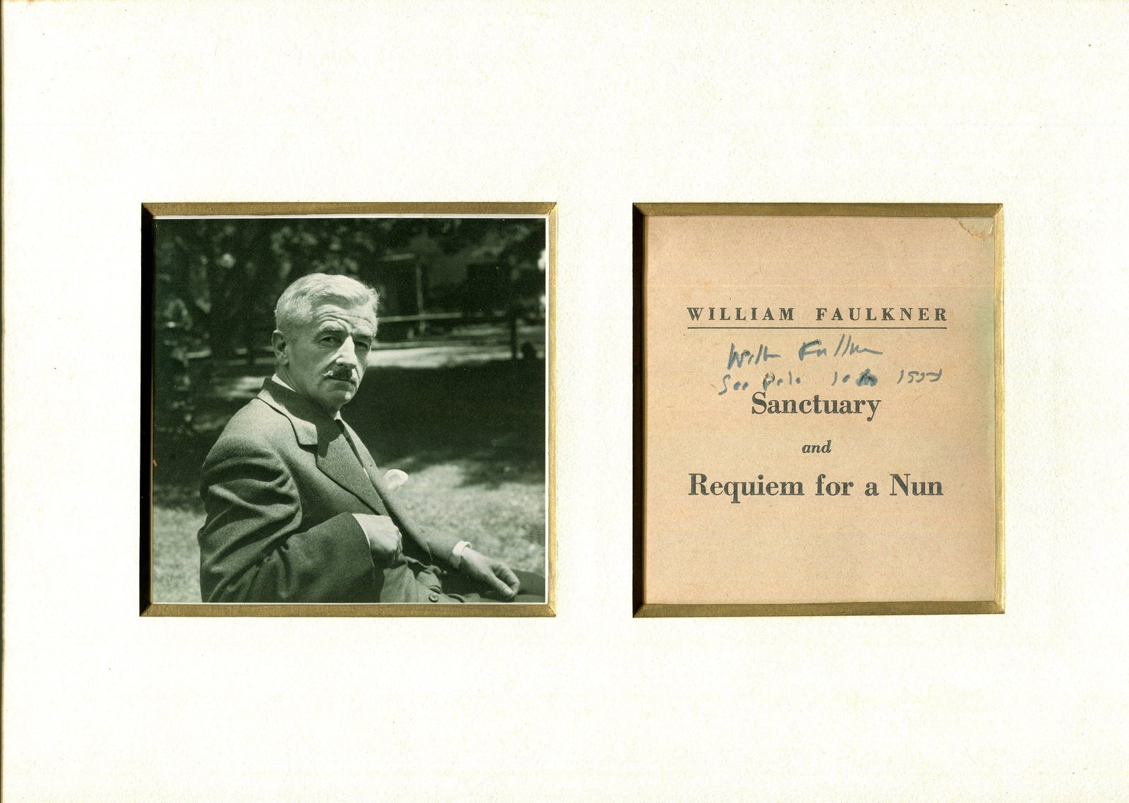 FAULKNER WILLIAM: (1897-1962) - 2