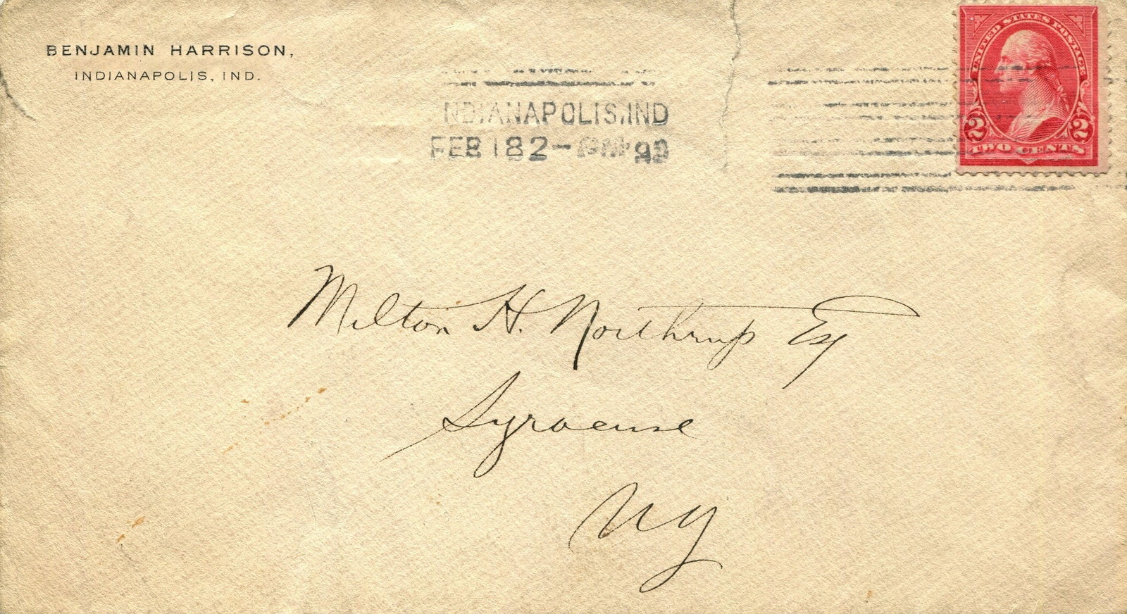 HARRISON BENJAMIN: (1833-1901) - 2