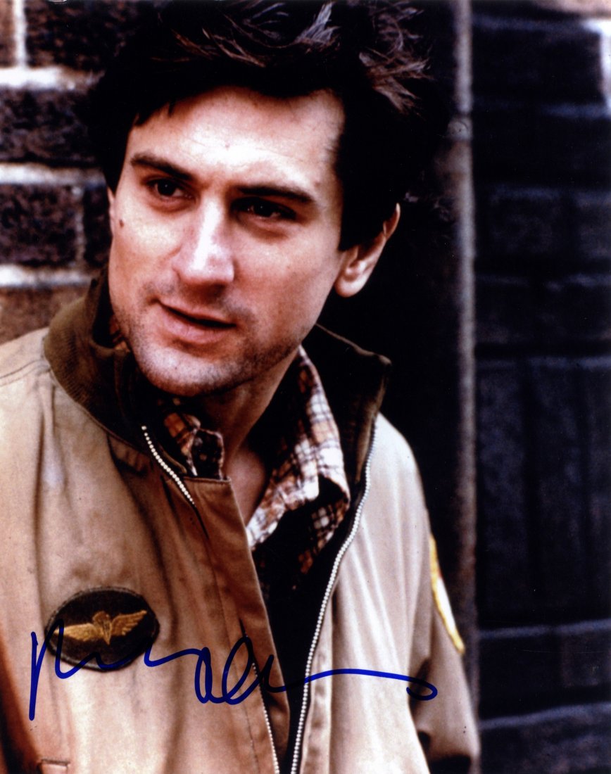 ACTORS: Selection of signed colour 8 x 10 photographs: ACTORS: Selection of signed colour 8 x 10 photographs by various film actors including Robert De Niro, Val Kilmer, Mickey Rourke, Tom Cruise, Robert Stack, Robert Duvall etc. All are boldly signed, la