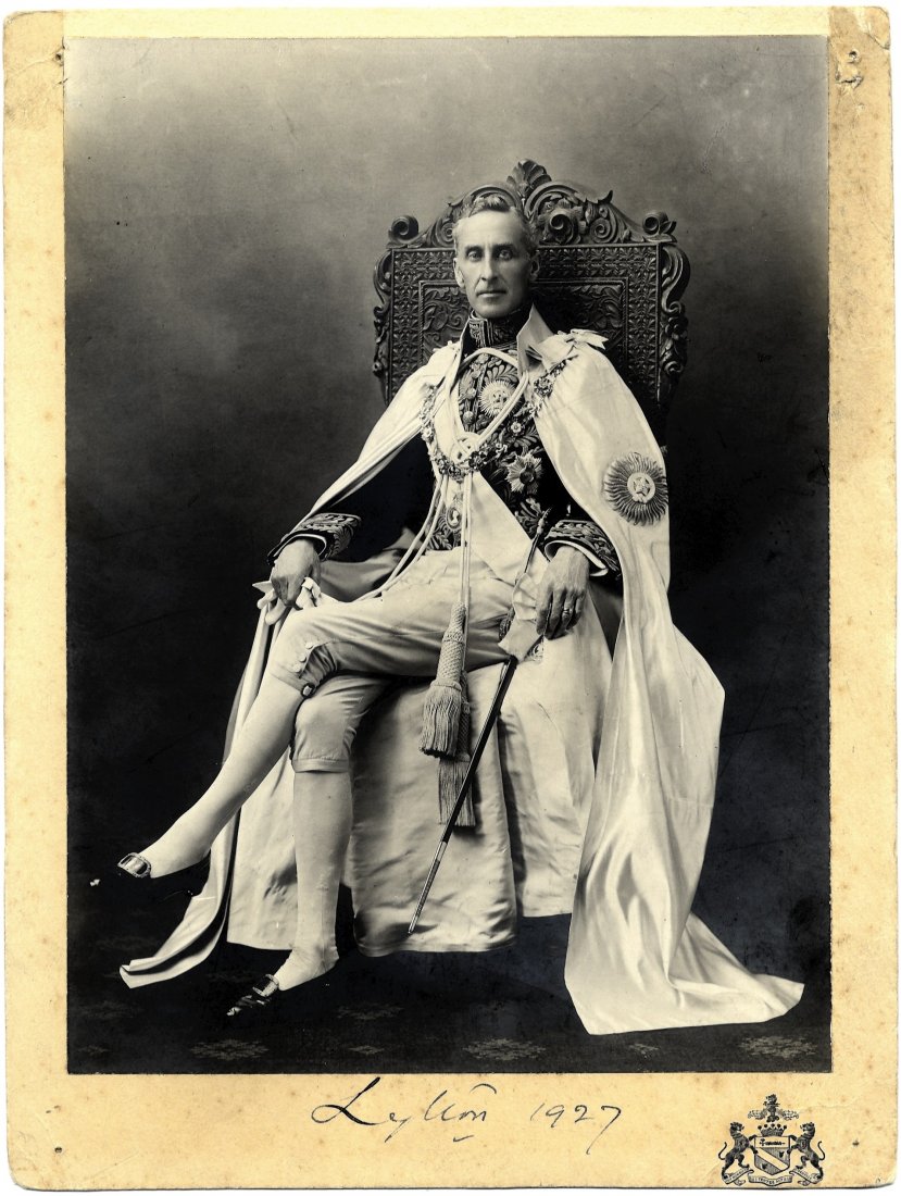 BULWER-LYTTON VICTOR: (1876-1947) 2nd Earl of Lytton.: BULWER-LYTTON VICTOR: (1876-1947) 2nd Earl of Lytton. British Politician & Colonial Administrator, Governor of Bengal 1922-27 and acting Viceroy of India 1926. Vintage signed 6 x 8 photograph of the E