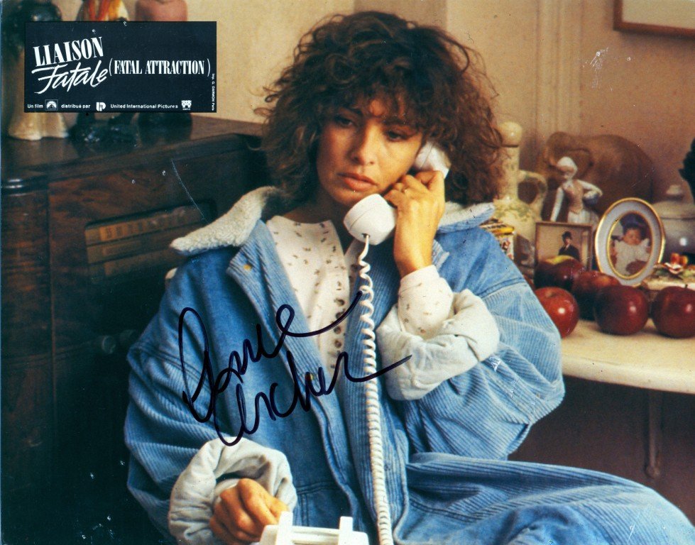 CINEMA: Selection of signed colour 11 x 8.5 Front of: CINEMA: Selection of signed colour 11 x 8.5 Front of House stills by various film stars including Jane Birkin (in a scene from Daddy Nostalgie), John Goodman (in a scene from King Ralph), Kirstie Alle