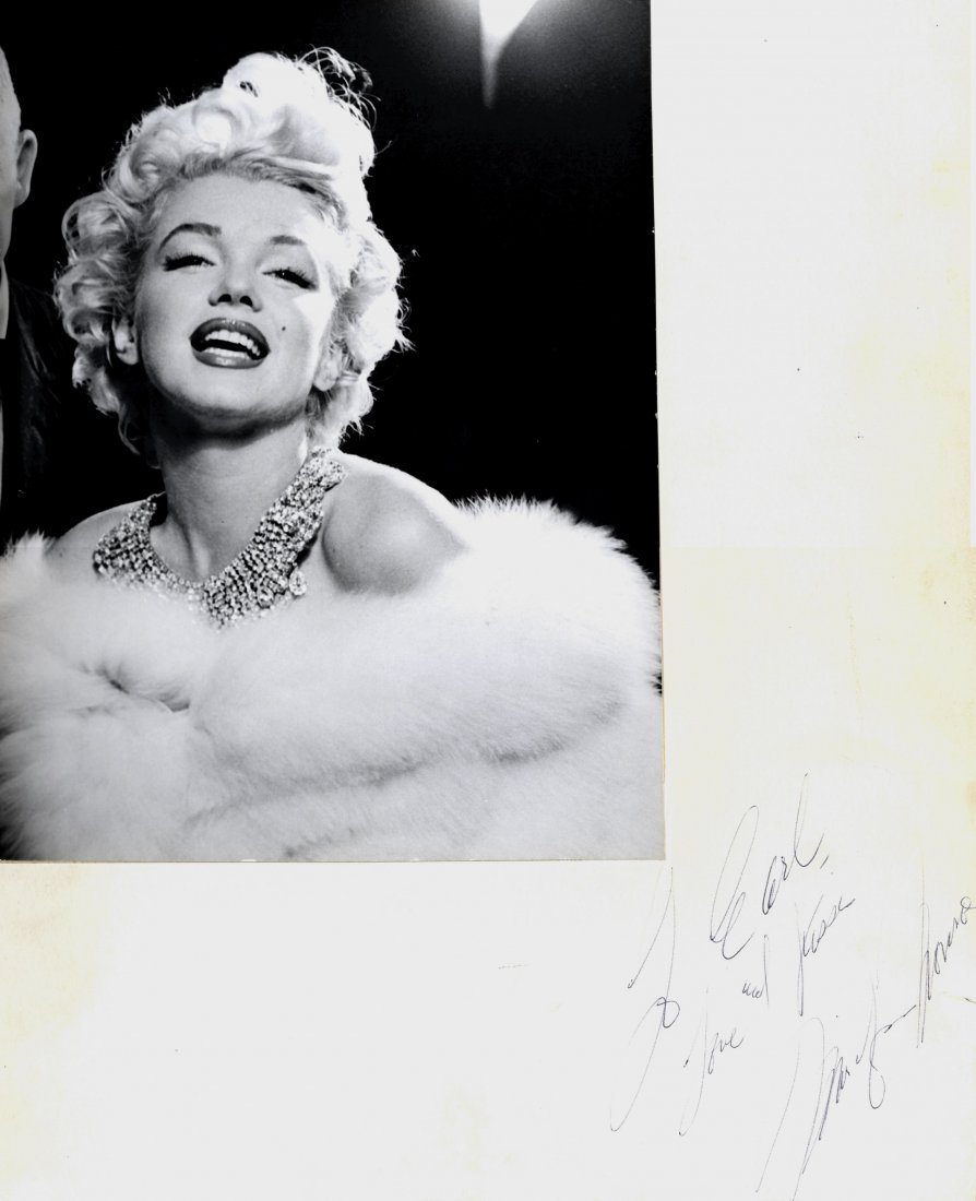 MONROE MARILYN: (1926-1962) American Actress & Sex: MONROE MARILYN: (1926-1962) American Actress & Sex Symbol. A good vintage 8.5 x 11.5 photograph of Monroe in a breathtaking head and shoulders pose during a shoot by Richard Avedon for Harper's Bazaar