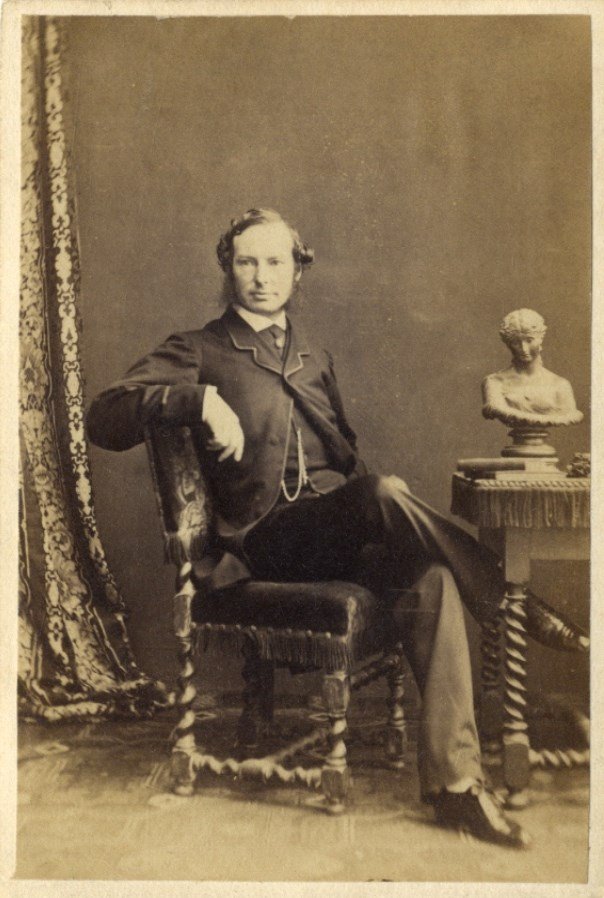 [TENNIEL JOHN]: (1820-1914) English Illustrator of: [TENNIEL JOHN]: (1820-1914) English Illustrator of Lewis Carroll's Alice's Adventures in Wonderland. Vintage unsigned carte-de-visite photograph, the fine sepia albumen print by John & Chas. Watkins o