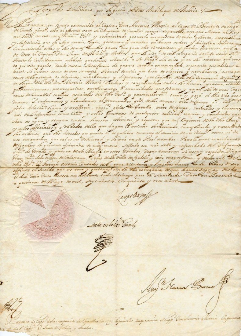 LEOPOLD WILHELM OF AUSTRIA : (1614-1662) Archduke of (1 of 1)