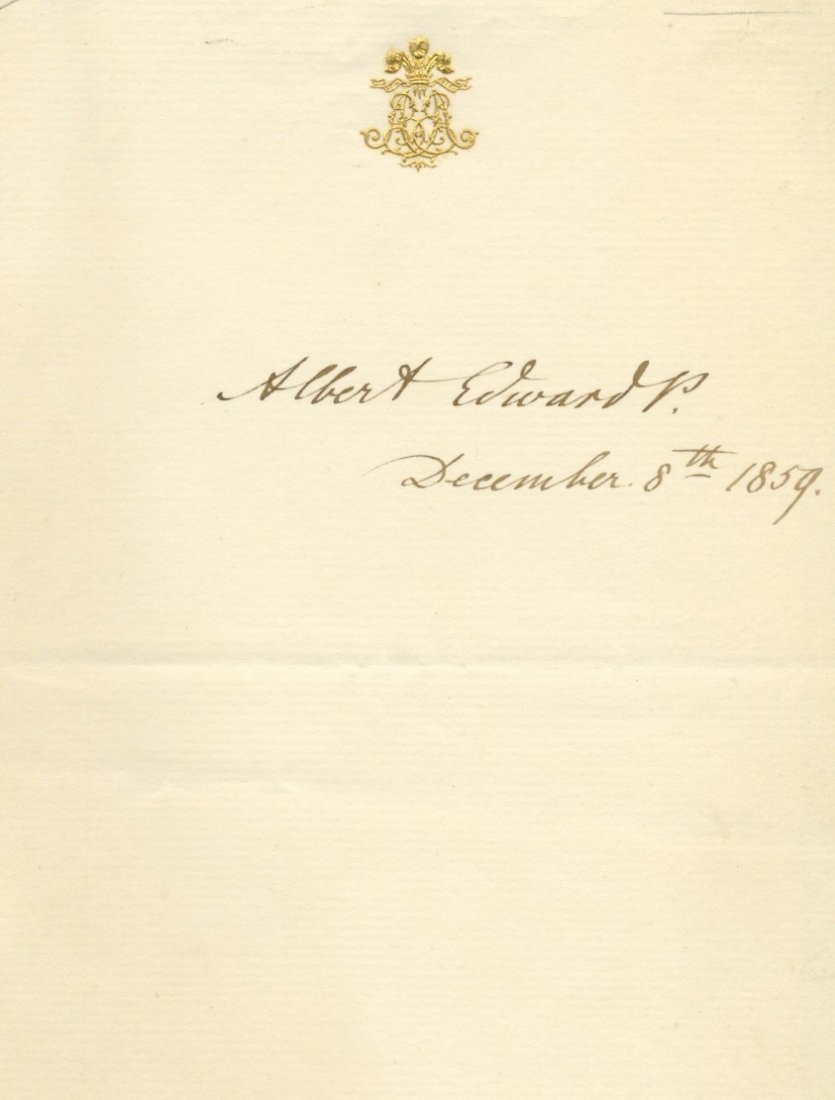 EDWARD VII: (1841-1910) King of the United Kingdom (1 of 3)