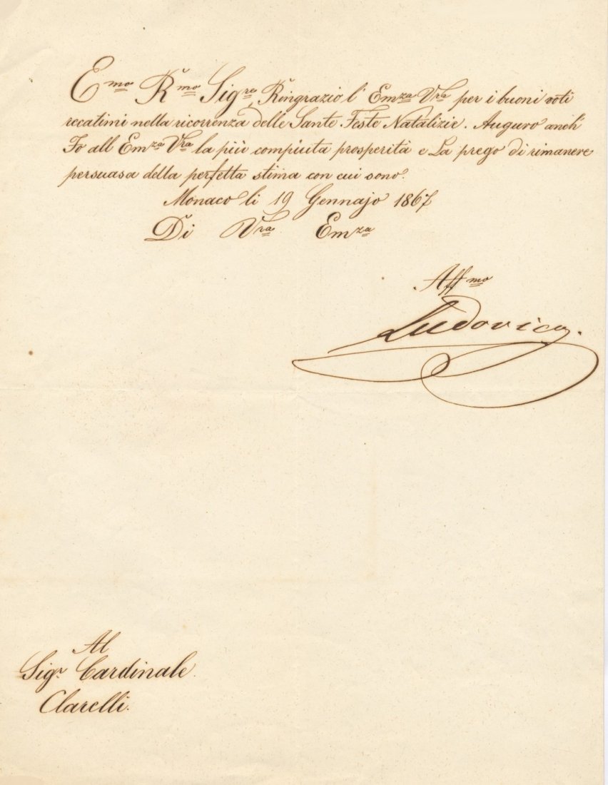 LUDWIG II OF BAVARIA: (1845-1886) King of Bavaria (1 of 1)