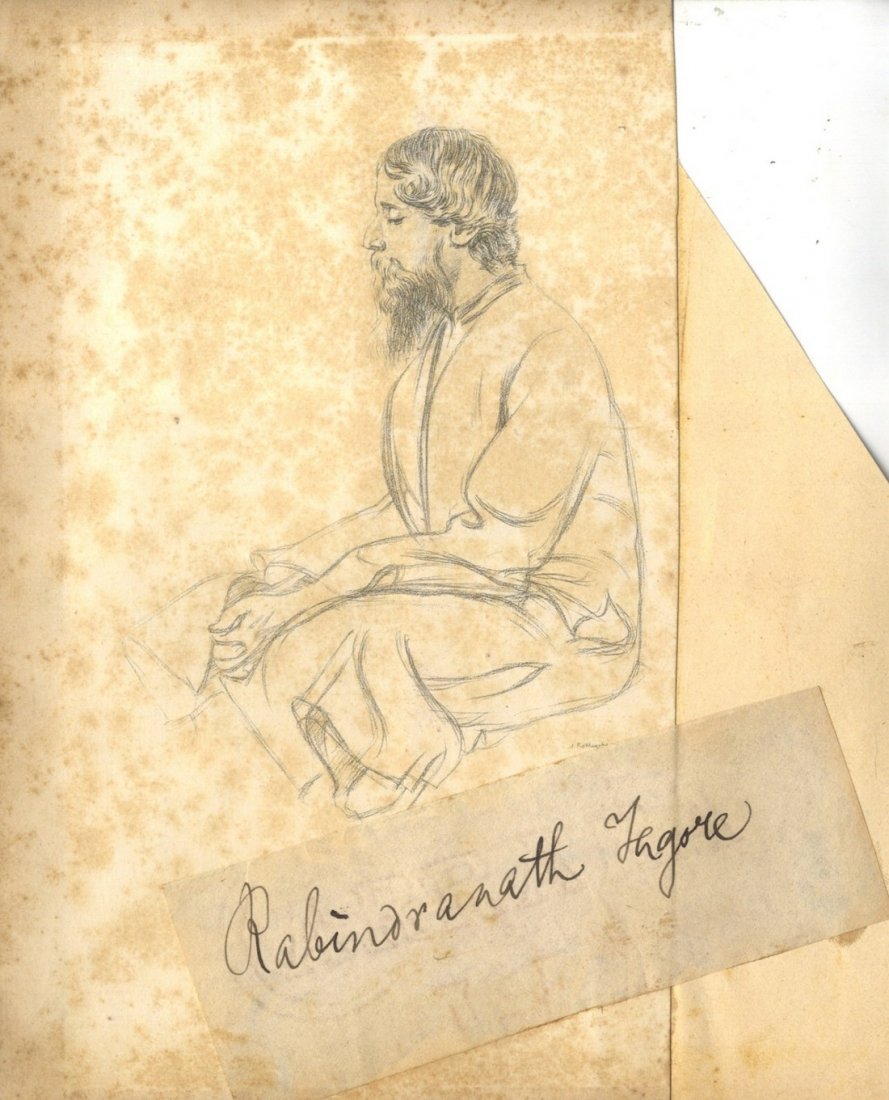TAGORE RABINDRANATH: (1861-1941) Indian Poet, Nobel (1 of 1)