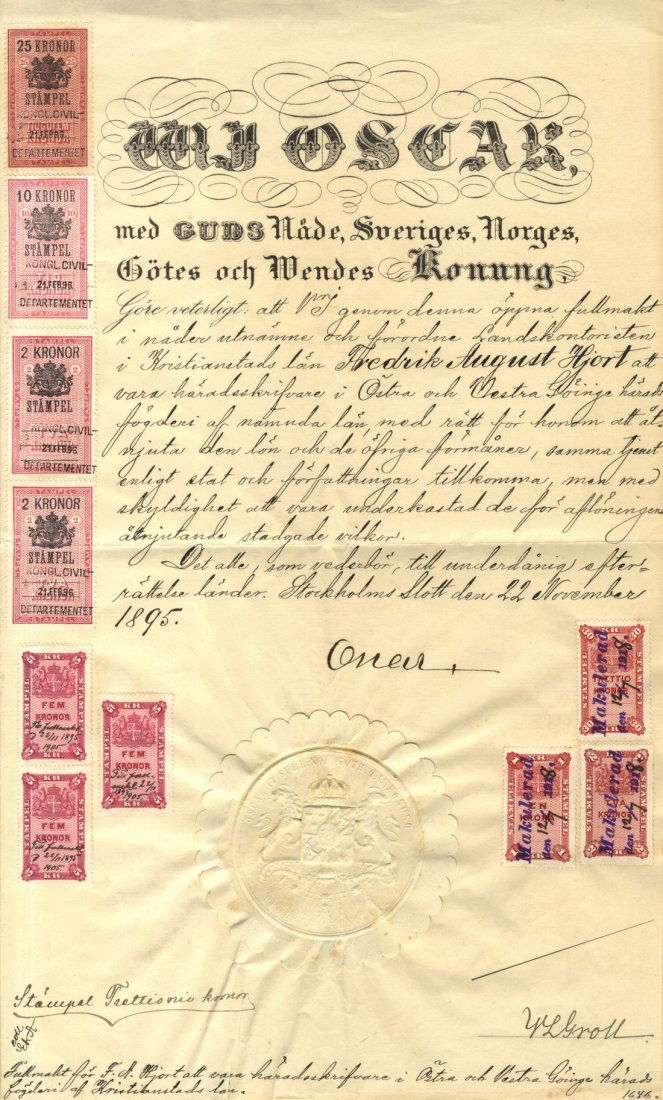 OSCAR II: (1829-1907) King of Sweden 1872-1907 and King (1 of 1)