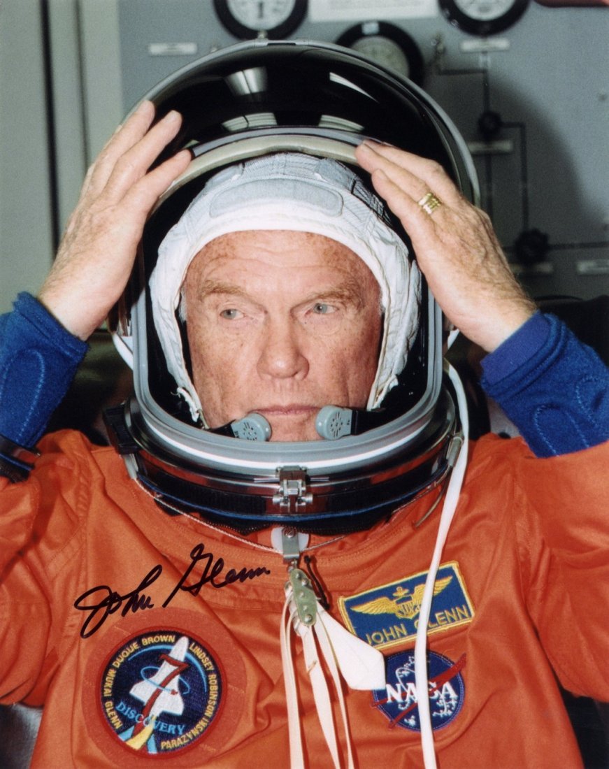 ASTRONAUTS: A partial set of eleven individually signed (1 of 1)