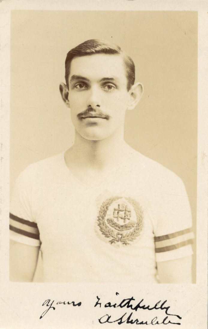 SHRUBB ALFRED: (1879-1964) English Athlete. Vintage (1 of 1)