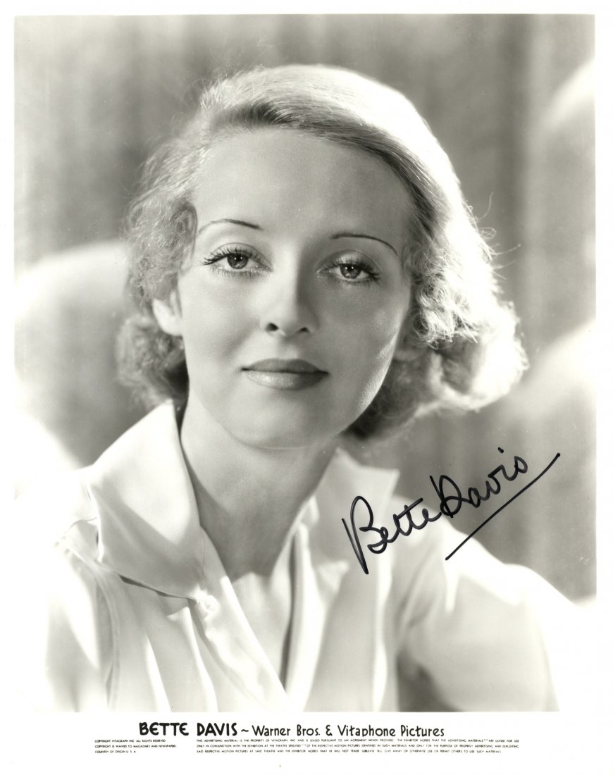 DAVIS BETTE: (1908-1989) American Actress, Academy (1 of 1)