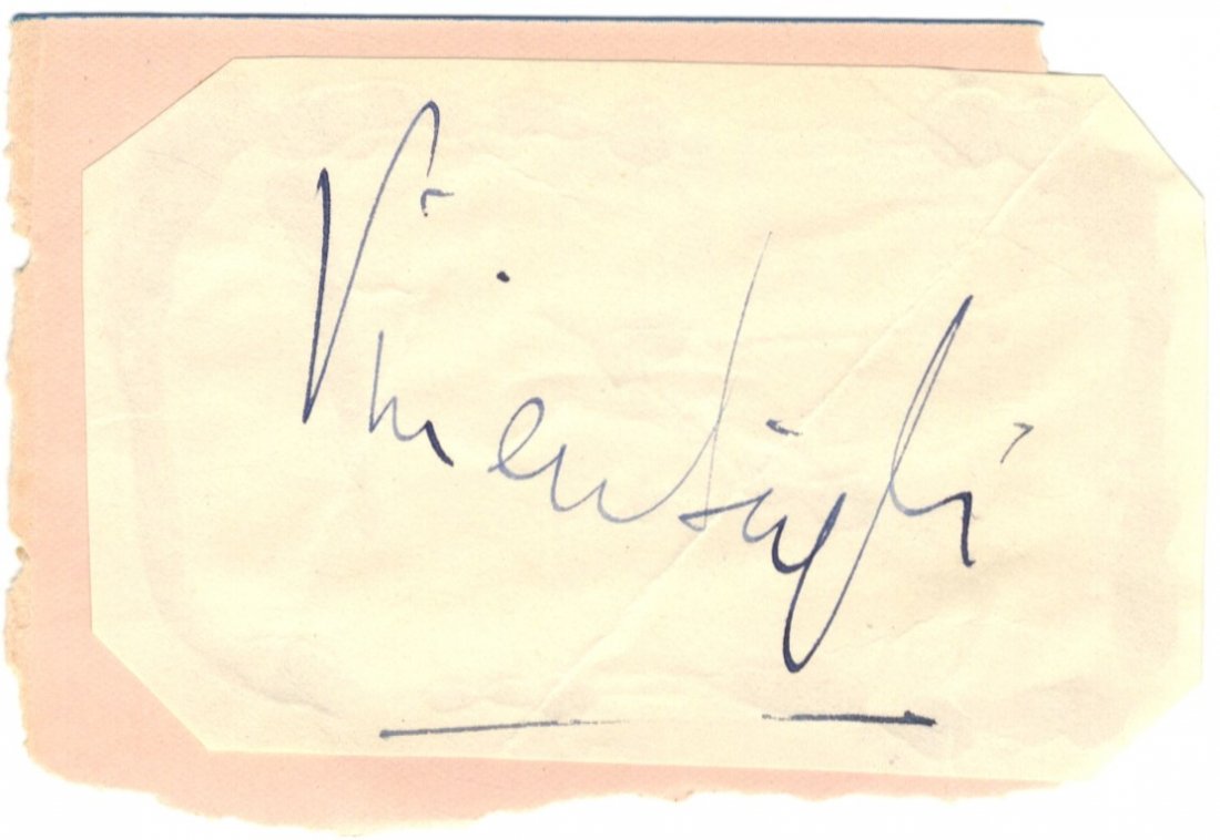 CINEMA: Small selection of signed pieces (2), signed (1 of 1)