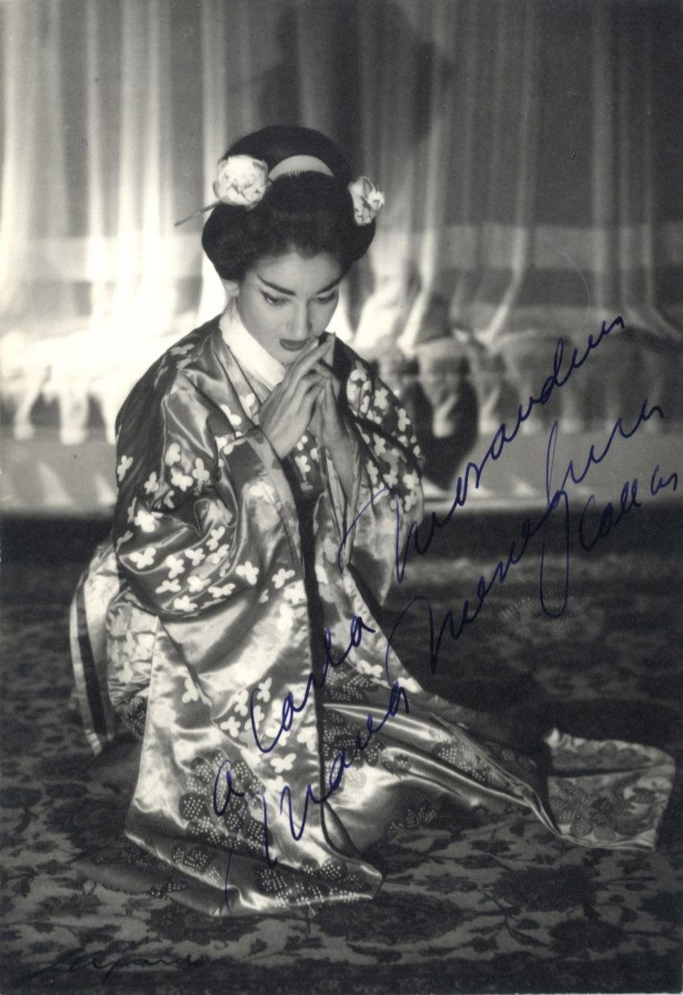 CALLAS MARIA: (1923-1977) American-born Greek Soprano. (1 of 1)