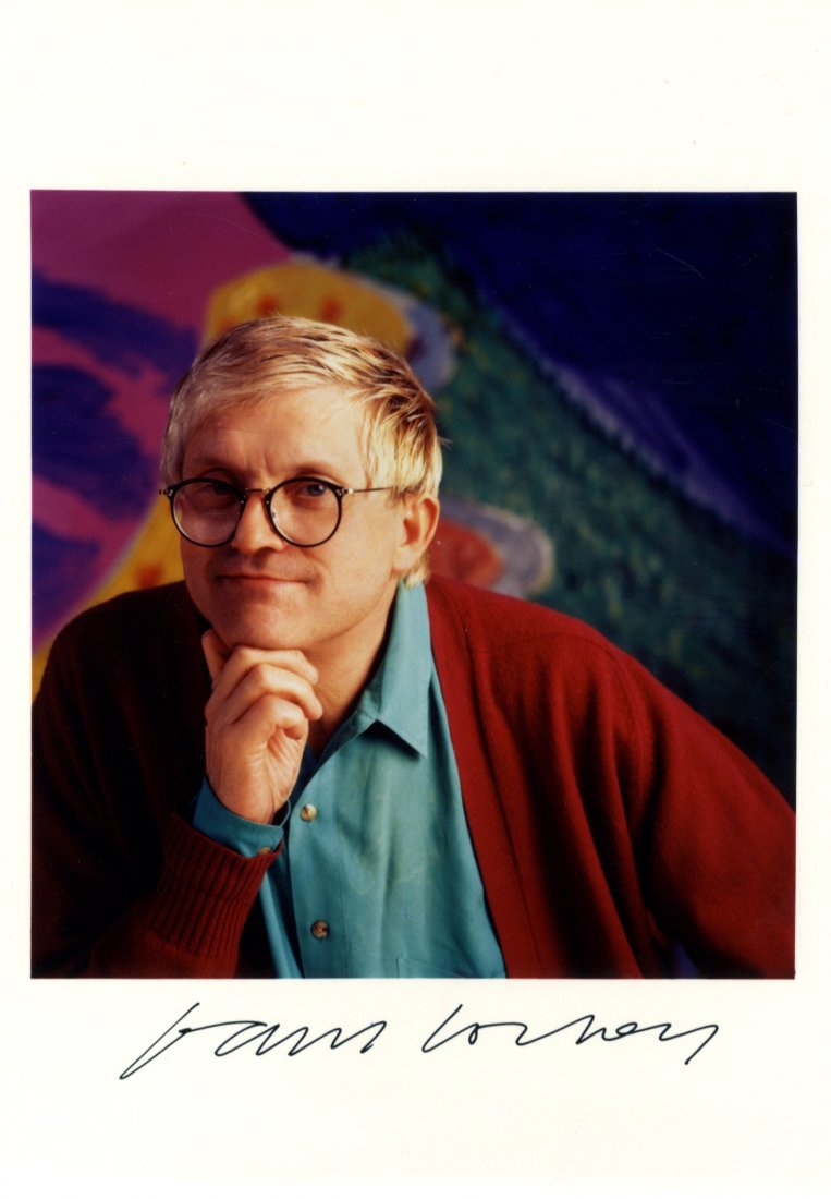 HOCKNEY DAVID: (1937- ) British Artist. Signed colour 5 (1 of 1)